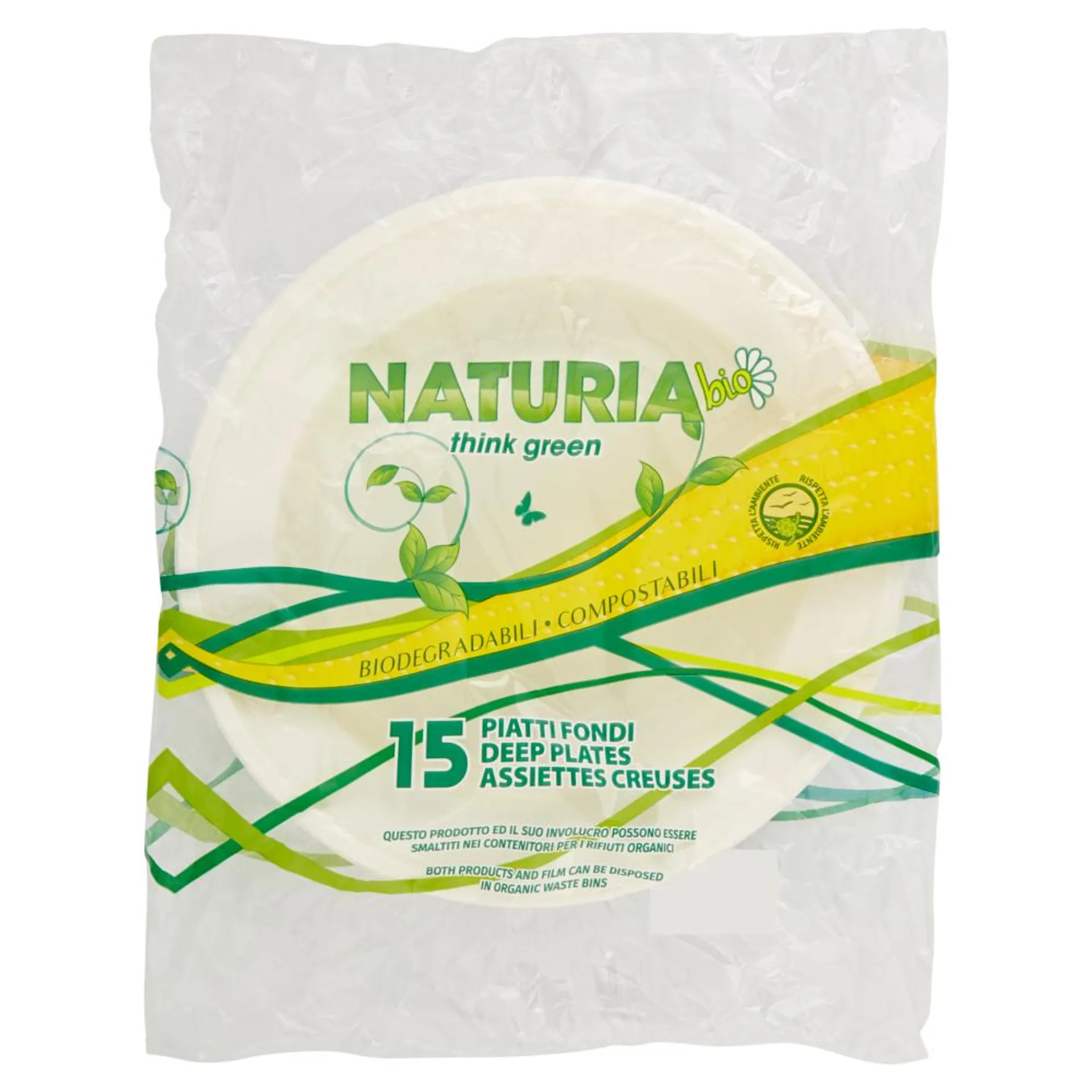 Naturia bio Piatti Fondi 15 pz