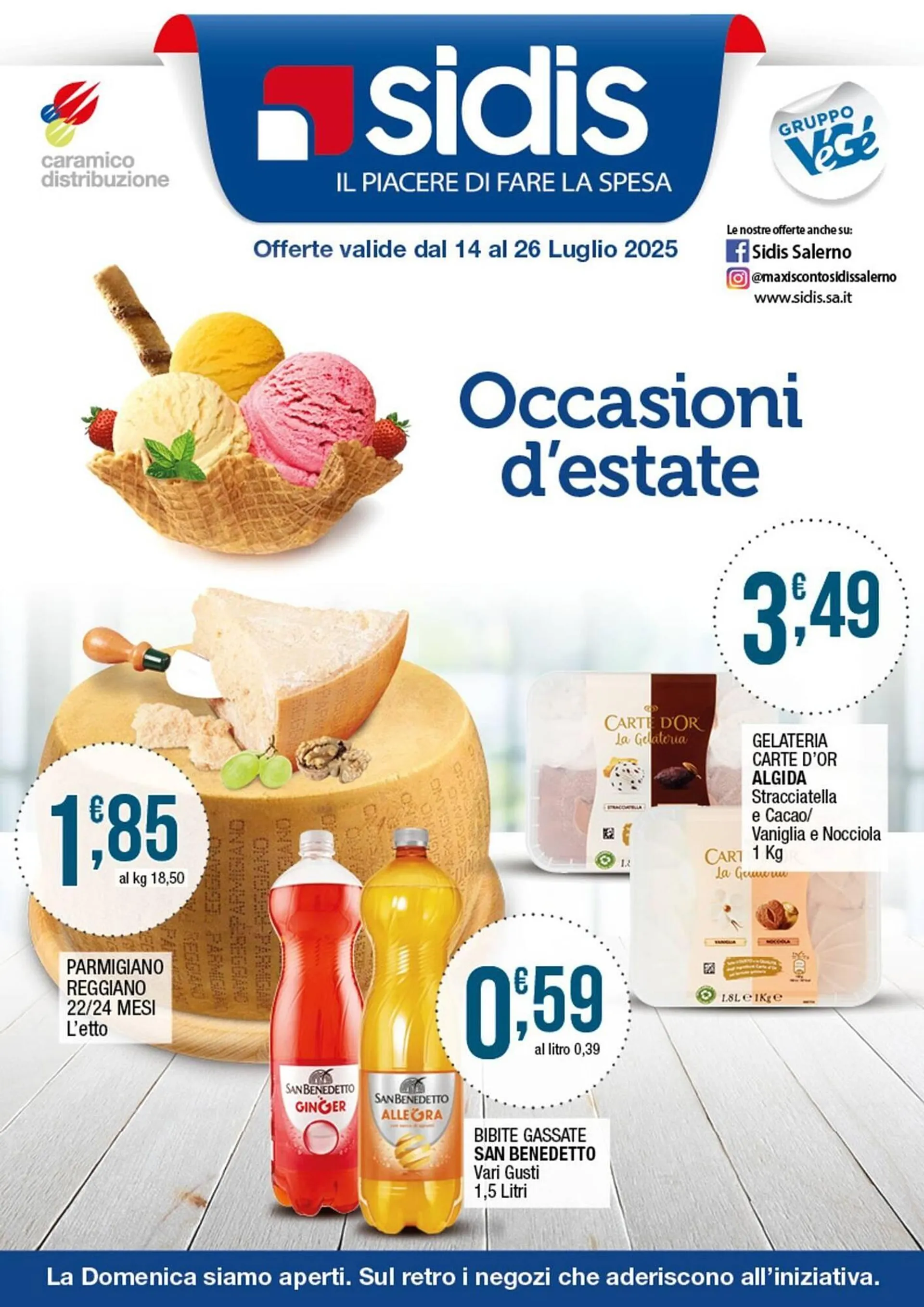 Volantino Sidis da 14 luglio a 26 luglio di 2025 - Pagina del volantino 1