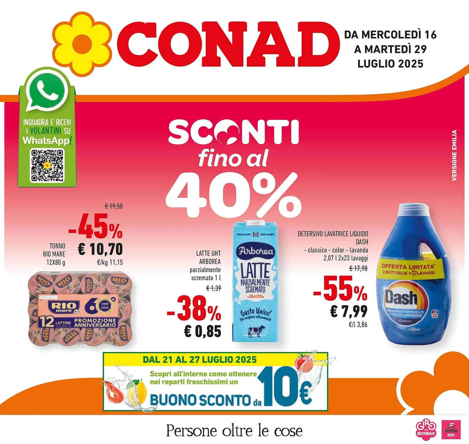 Volantino Conad da 15 luglio a 29 luglio di 2025 - Pagina del volantino 1