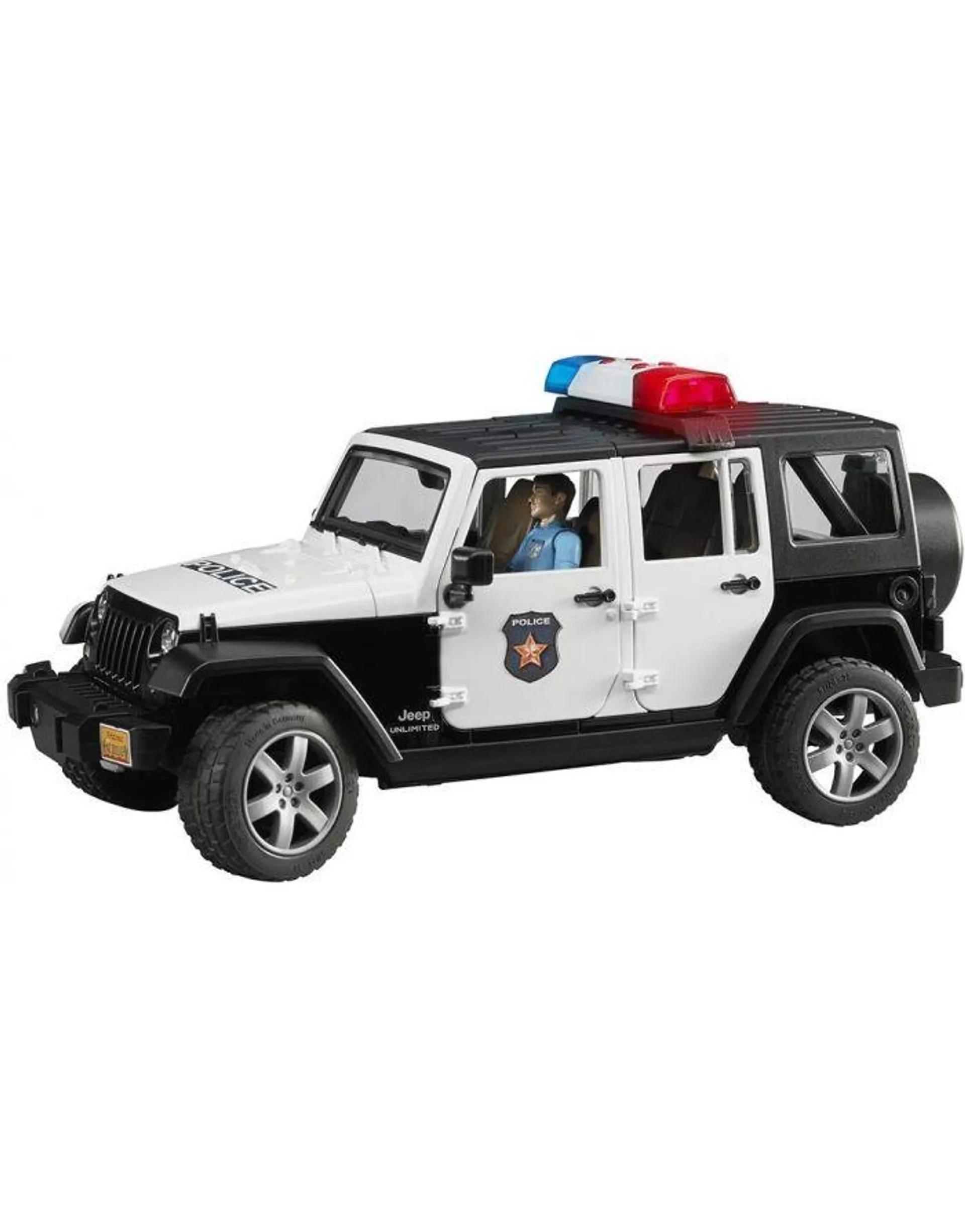 Bruder - Jeep Wrangler Auto Polizia 2526