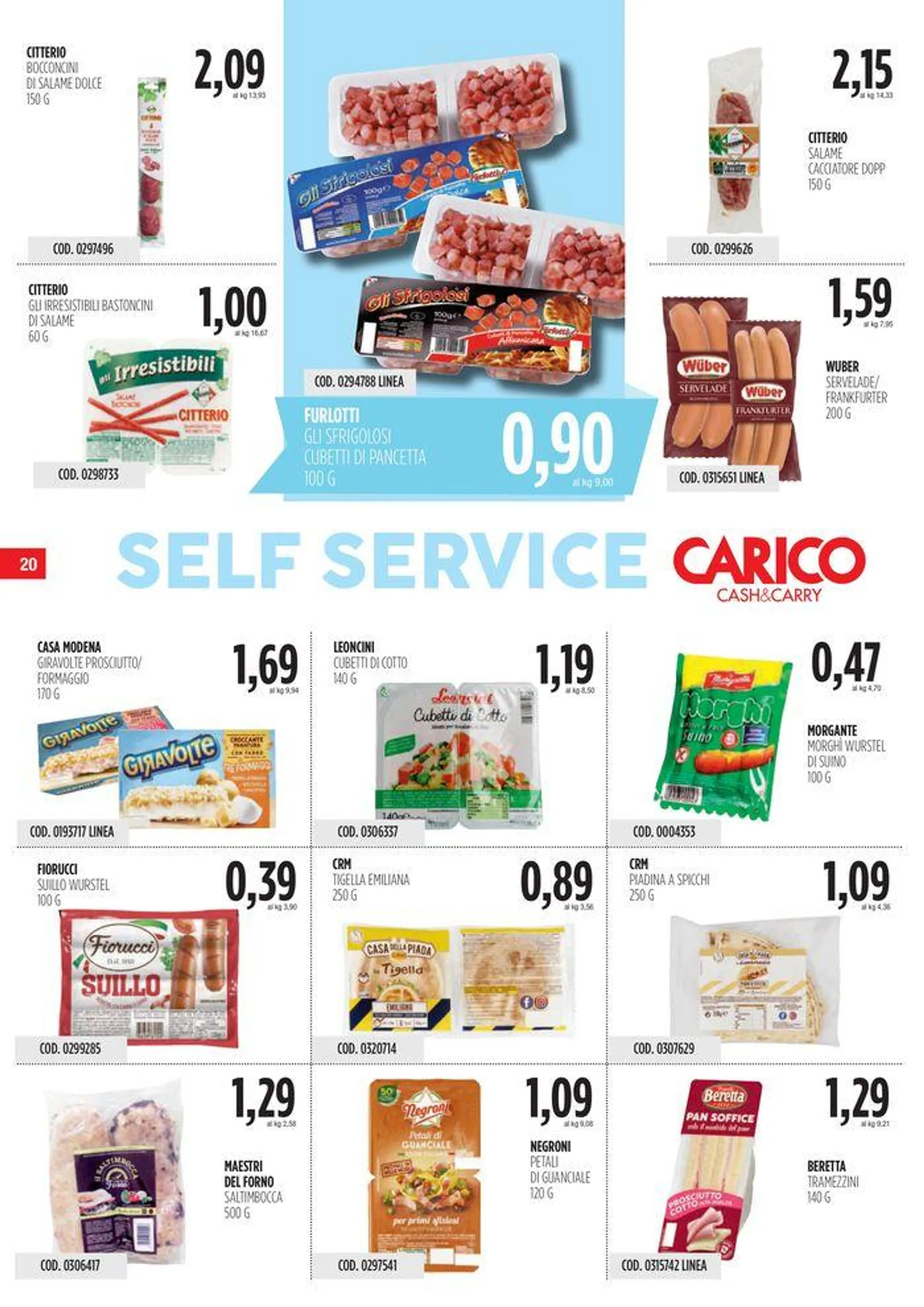 Carico Cash & Carry  da 6 giugno a 19 giugno di 2024 - Pagina del volantino 20