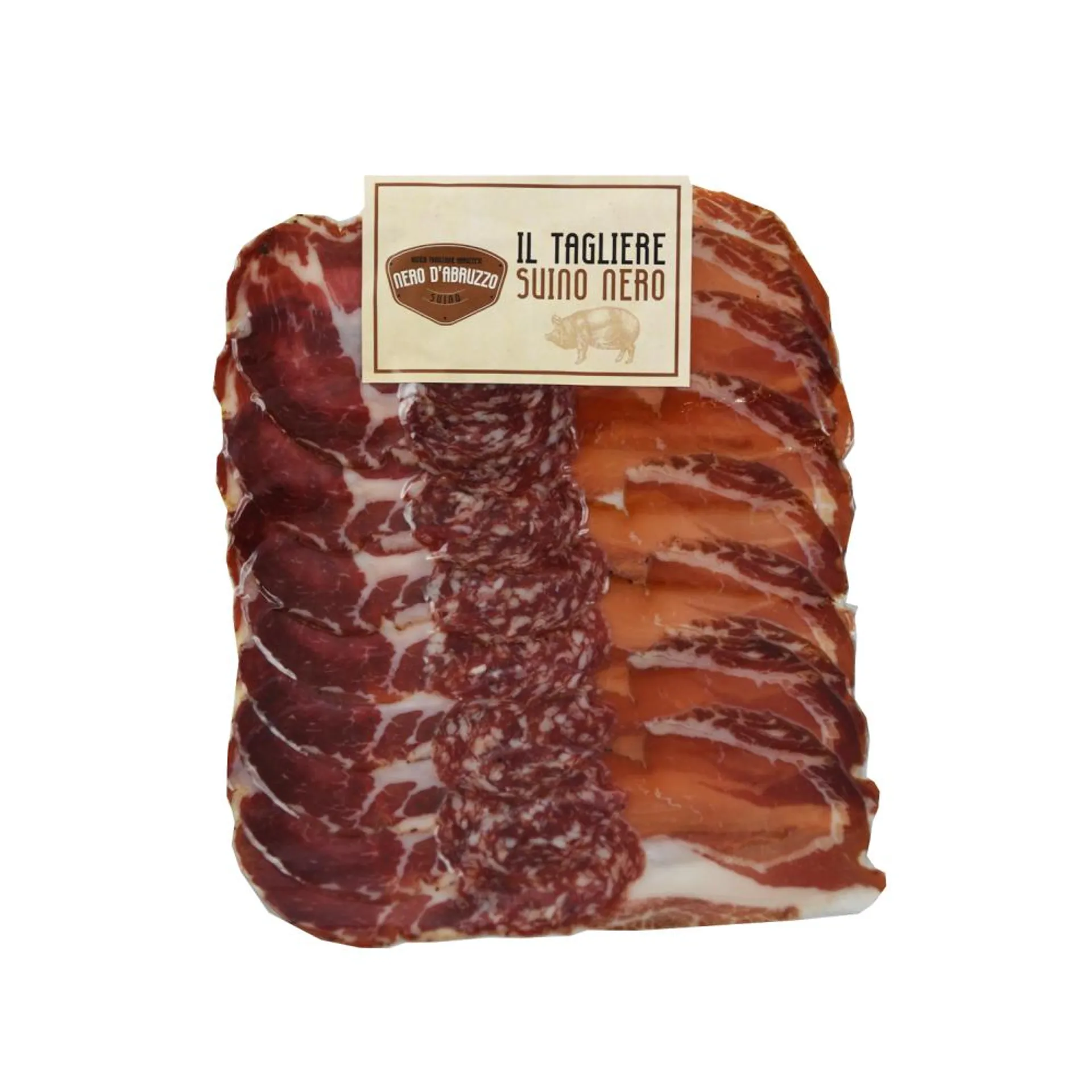 Tagliere "Il prezioso" - Mix Salumi Suino Nero d'Abruzzo - 150gr