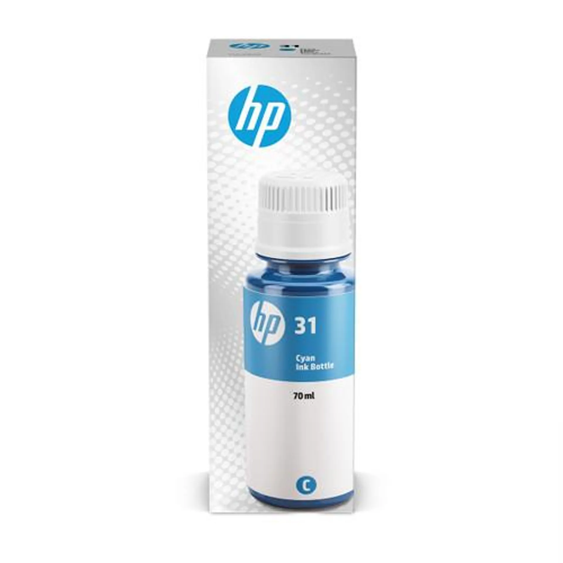 HP - 31 1VU26AE Flacone di Inchiostro Termico Originale, ciano