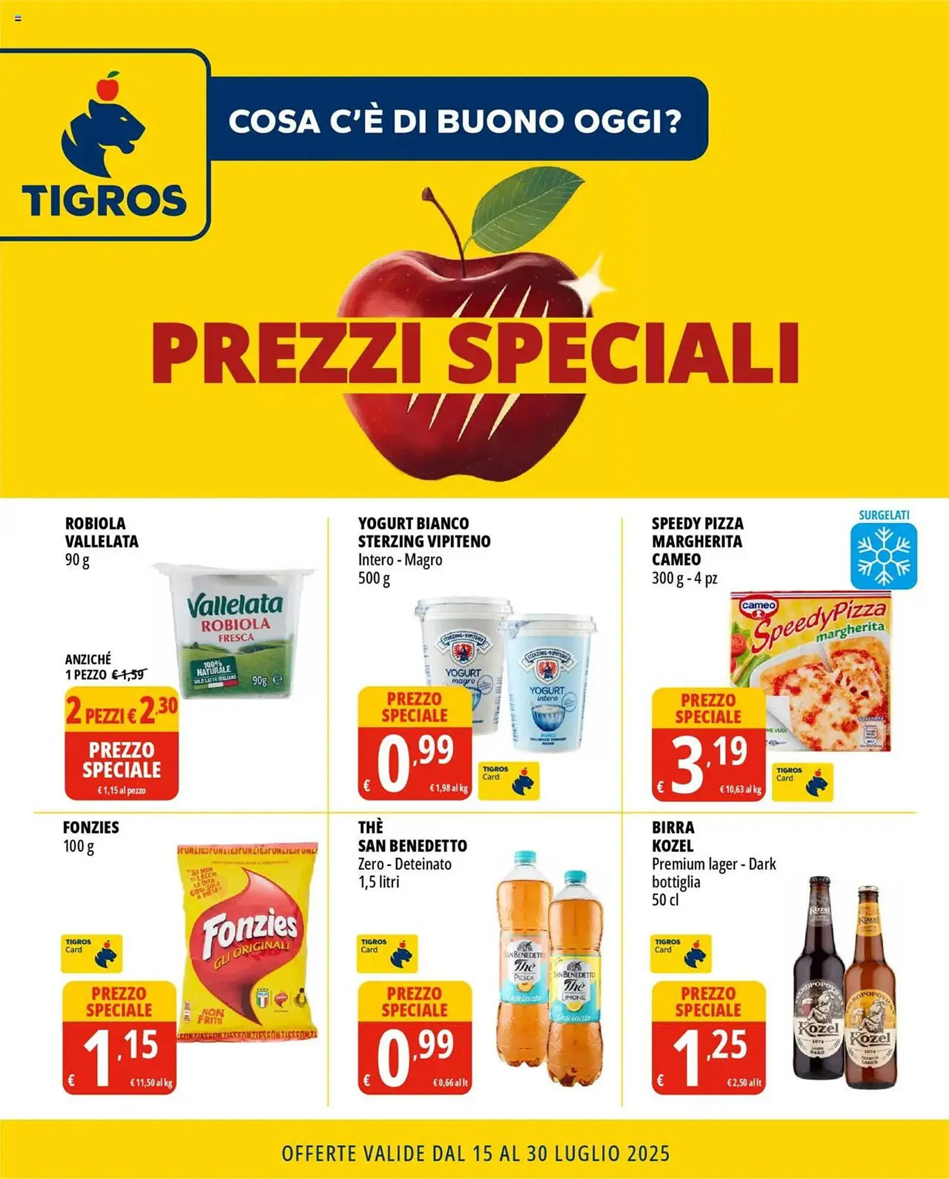 Volantino Tigros da 15 luglio a 30 luglio di 2025 - Pagina del volantino 1