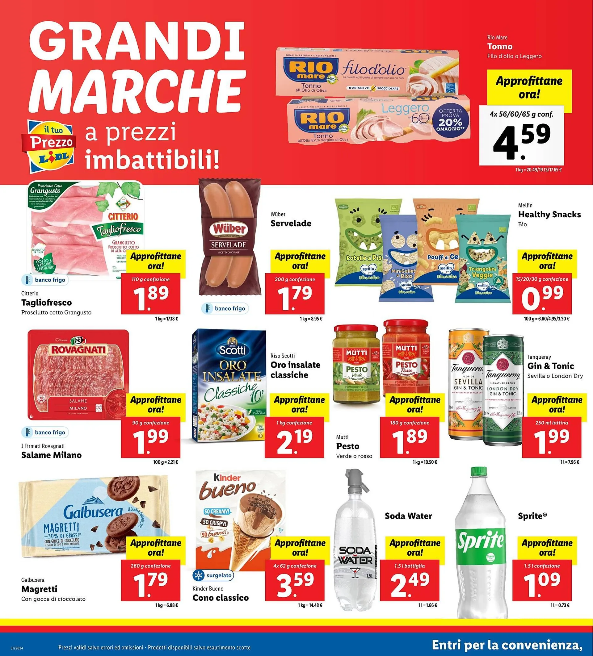 Volantino Lidl da 29 luglio a 14 agosto di 2024 - Pagina del volantino 10