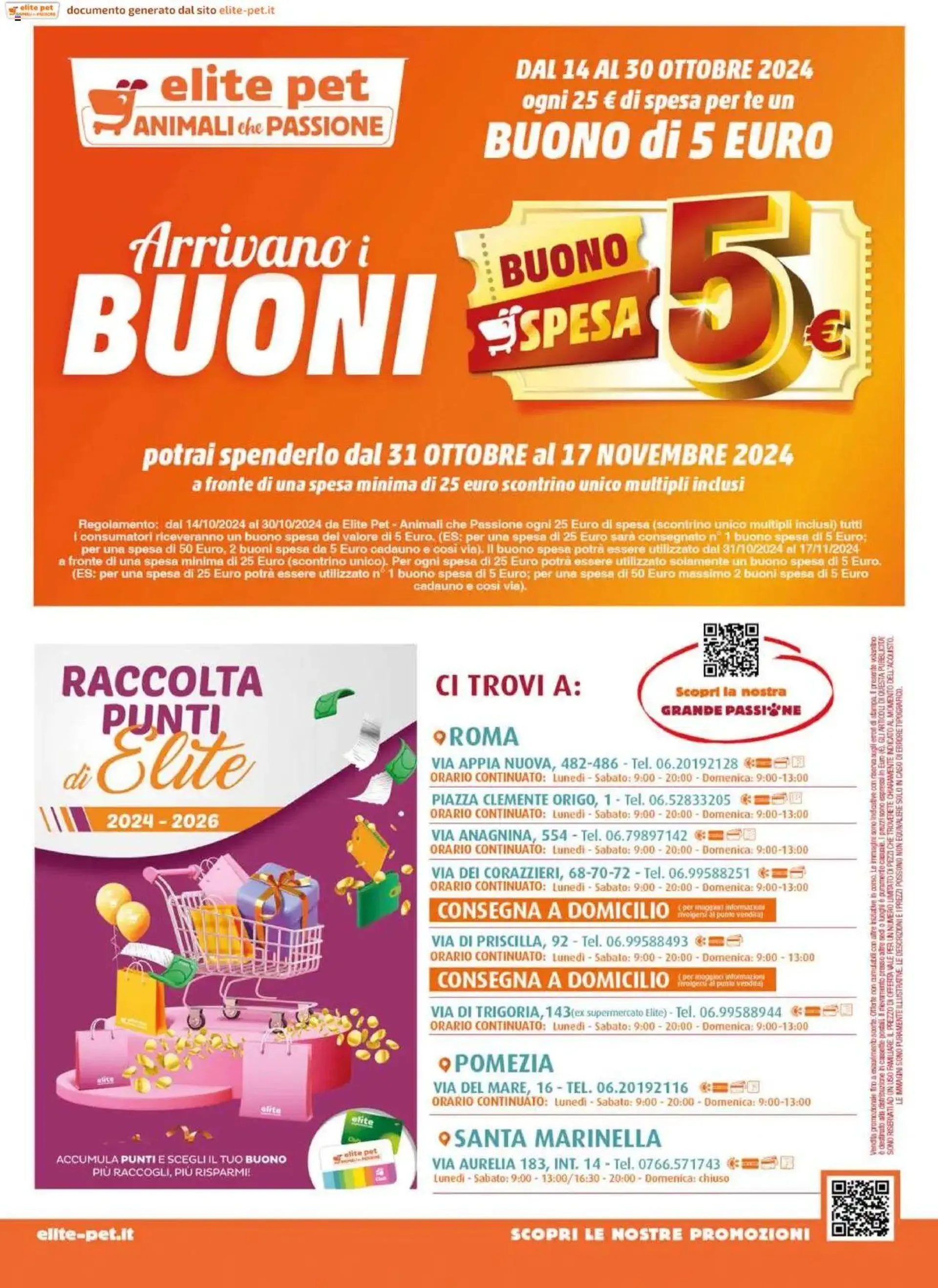 Volantino Pet Elite Supermercati da 14 ottobre a 30 ottobre di 2024 - Pagina del volantino 16