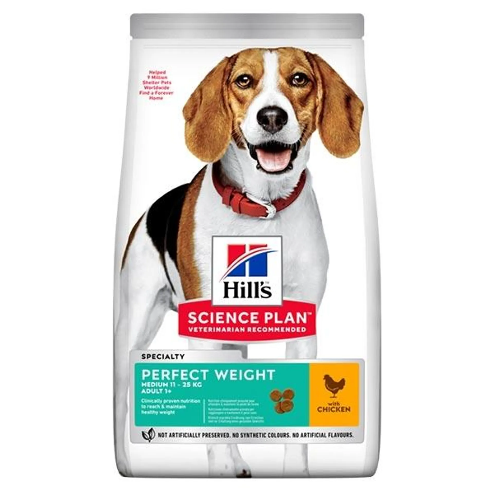 Hill's Pet Nutrition - Science Plan Perfect Weight Adult Medium con Pollo