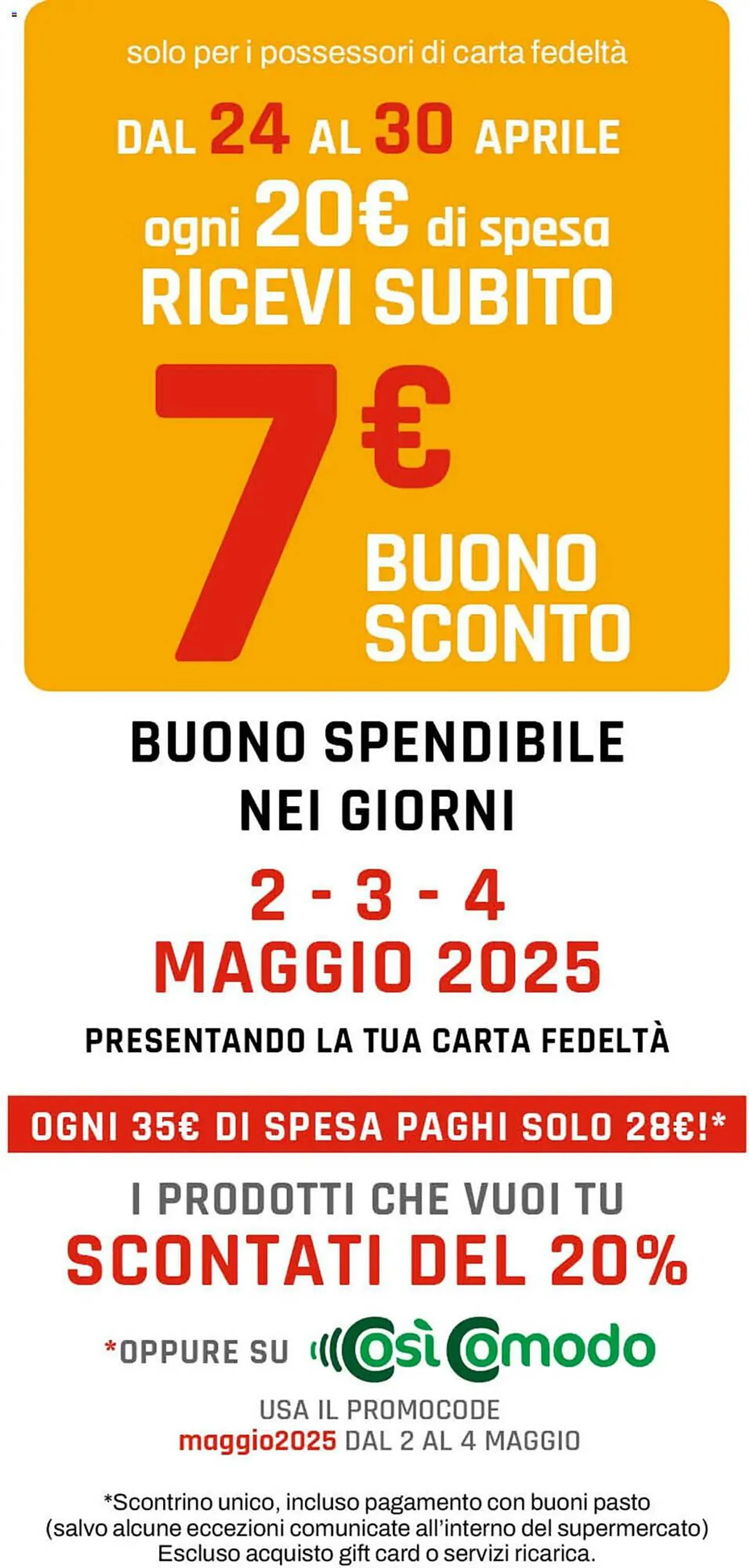 Volantino Supermercati Dok da 24 aprile a 30 aprile di 2025 - Pagina del volantino 2