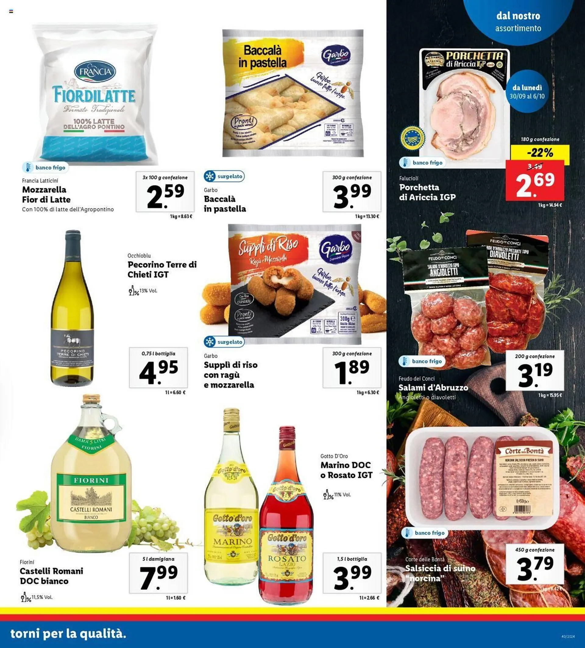 Volantino Lidl da 30 settembre a 6 ottobre di 2024 - Pagina del volantino 3