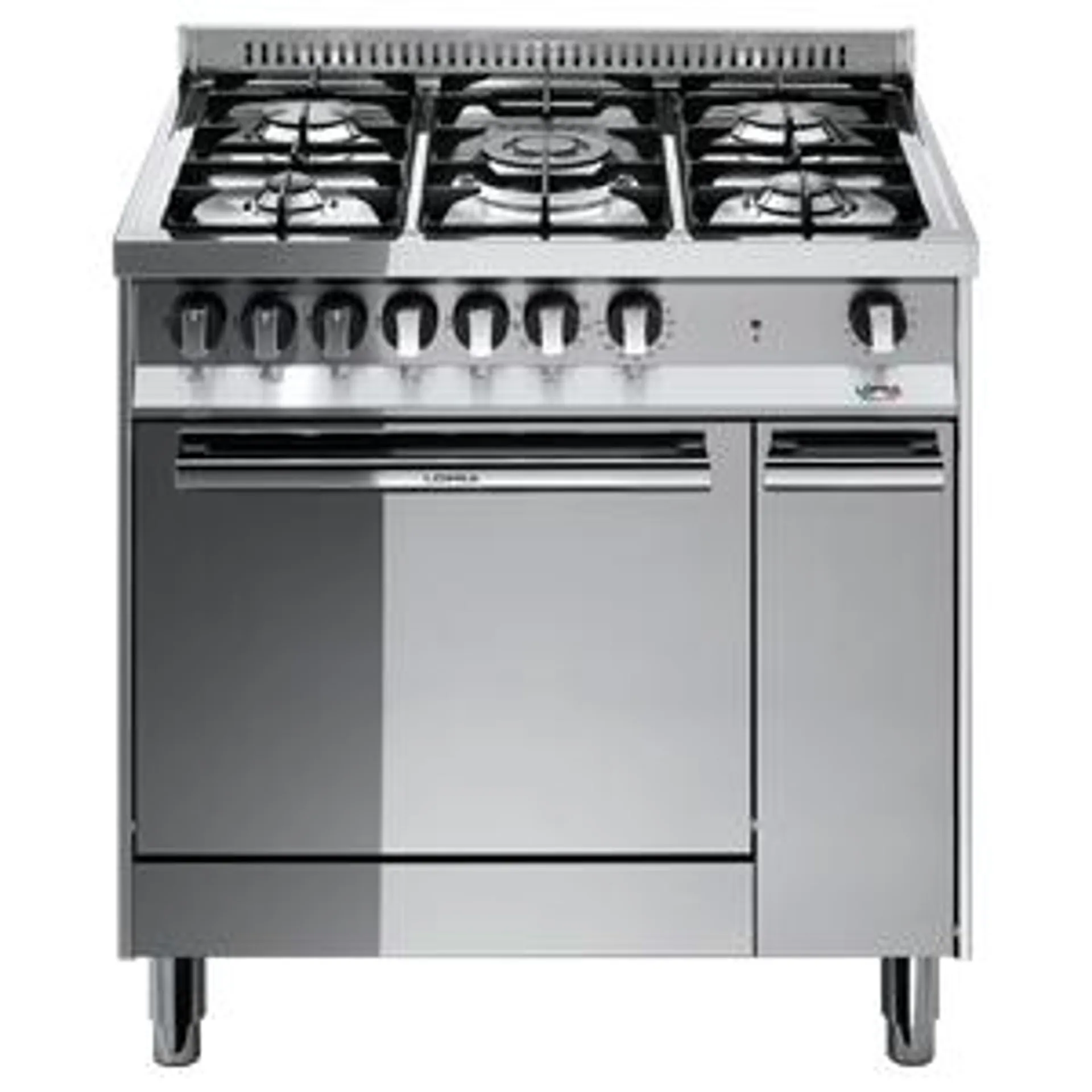 CUCINA 80X60 4FUOCHI + 1TRONCO CORONA MULTI9 A INOX