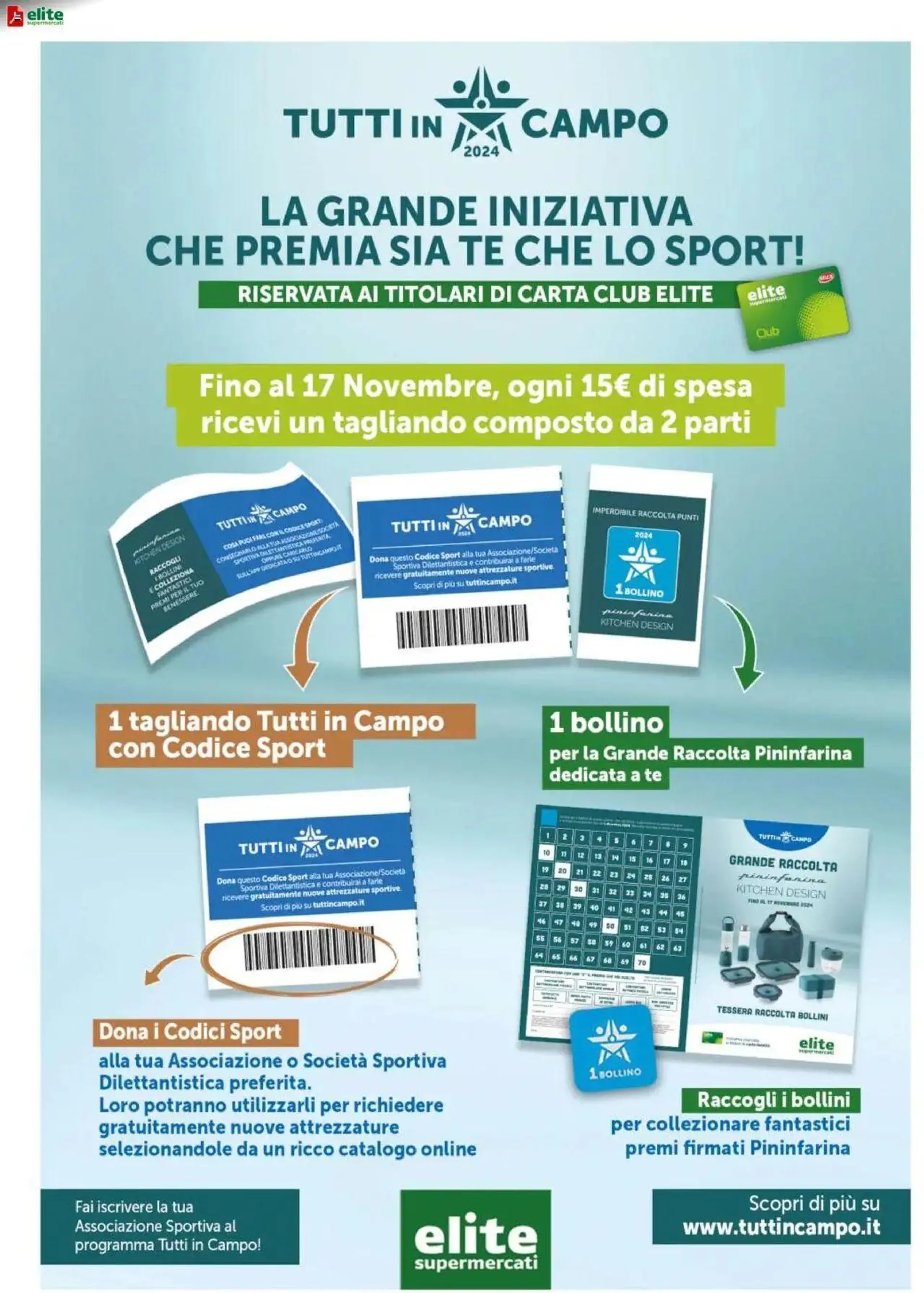 Tutti in Campo - puntata 4 Elite Supermercati da 14 ottobre a 27 ottobre di 2024 - Pagina del volantino 3