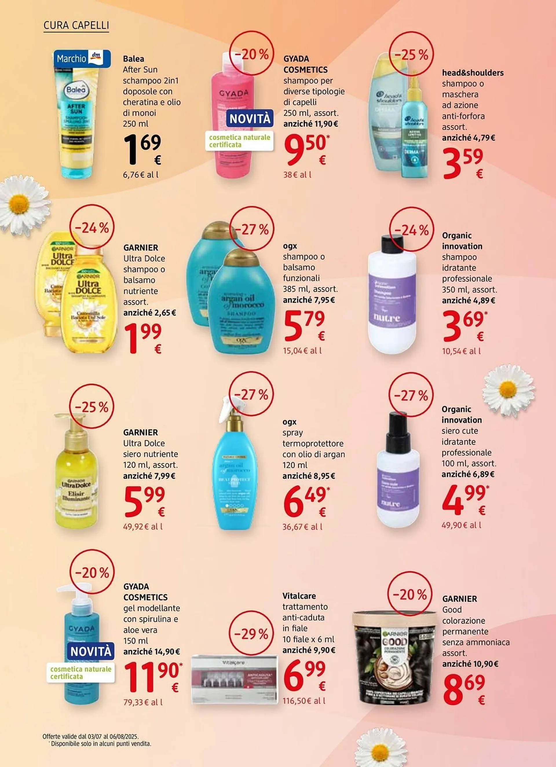 Volantino dm drogerie markt da 3 luglio a 6 agosto di 2025 - Pagina del volantino 8