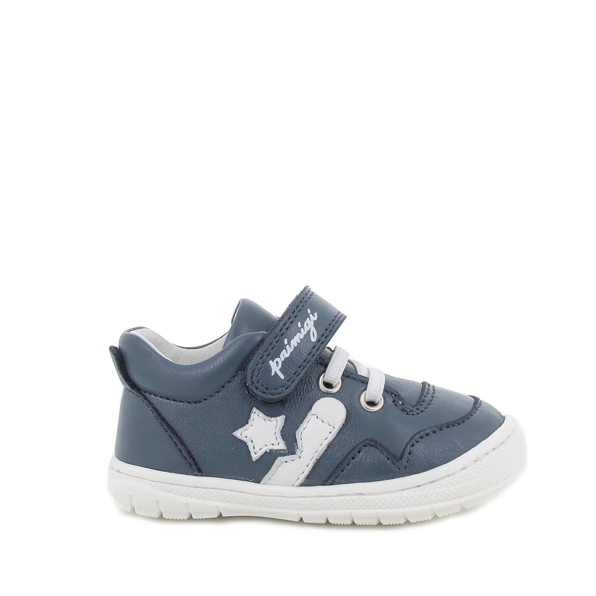 Scarpe in pelle da bambino navy