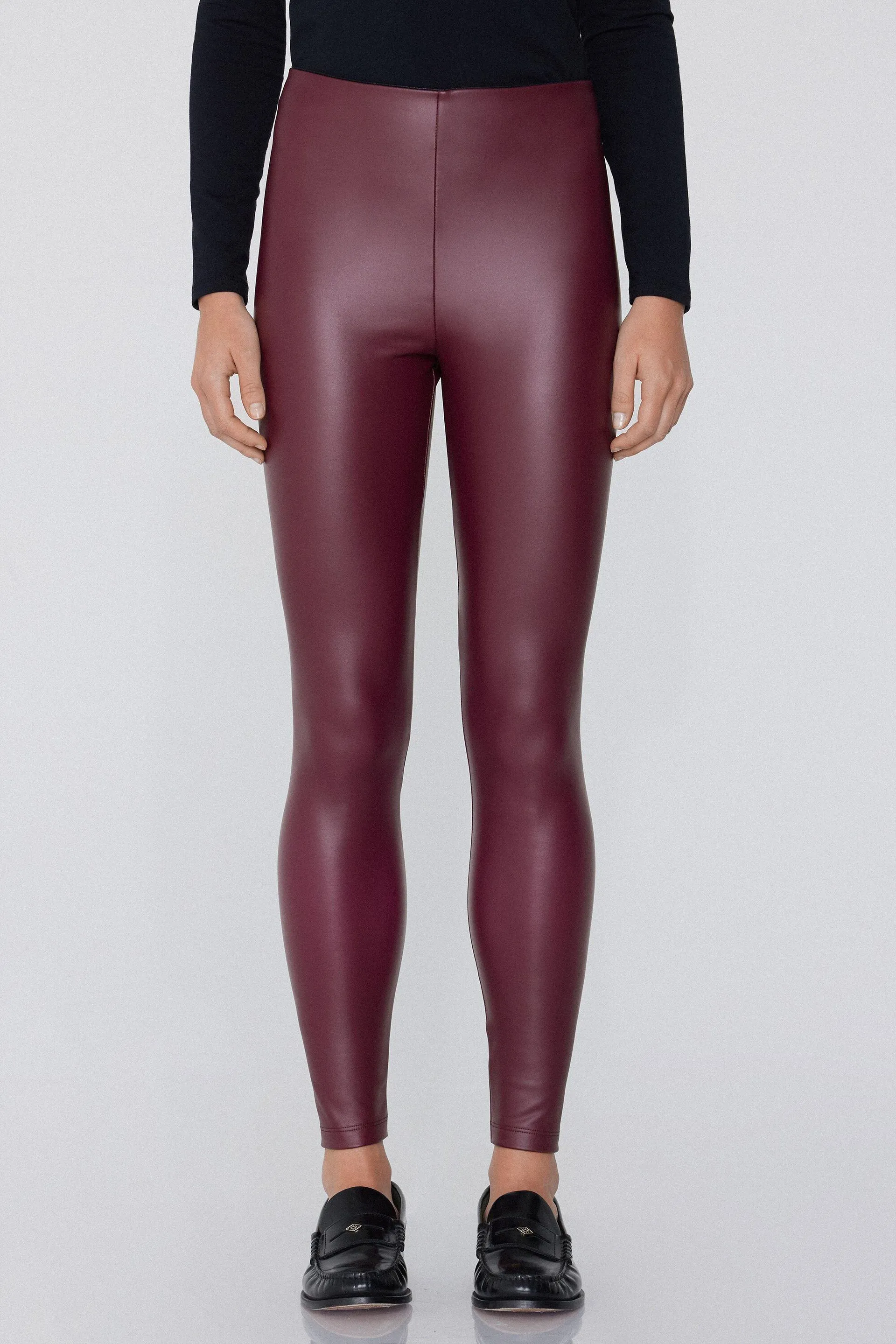 Leggings Termici Effetto Pelle