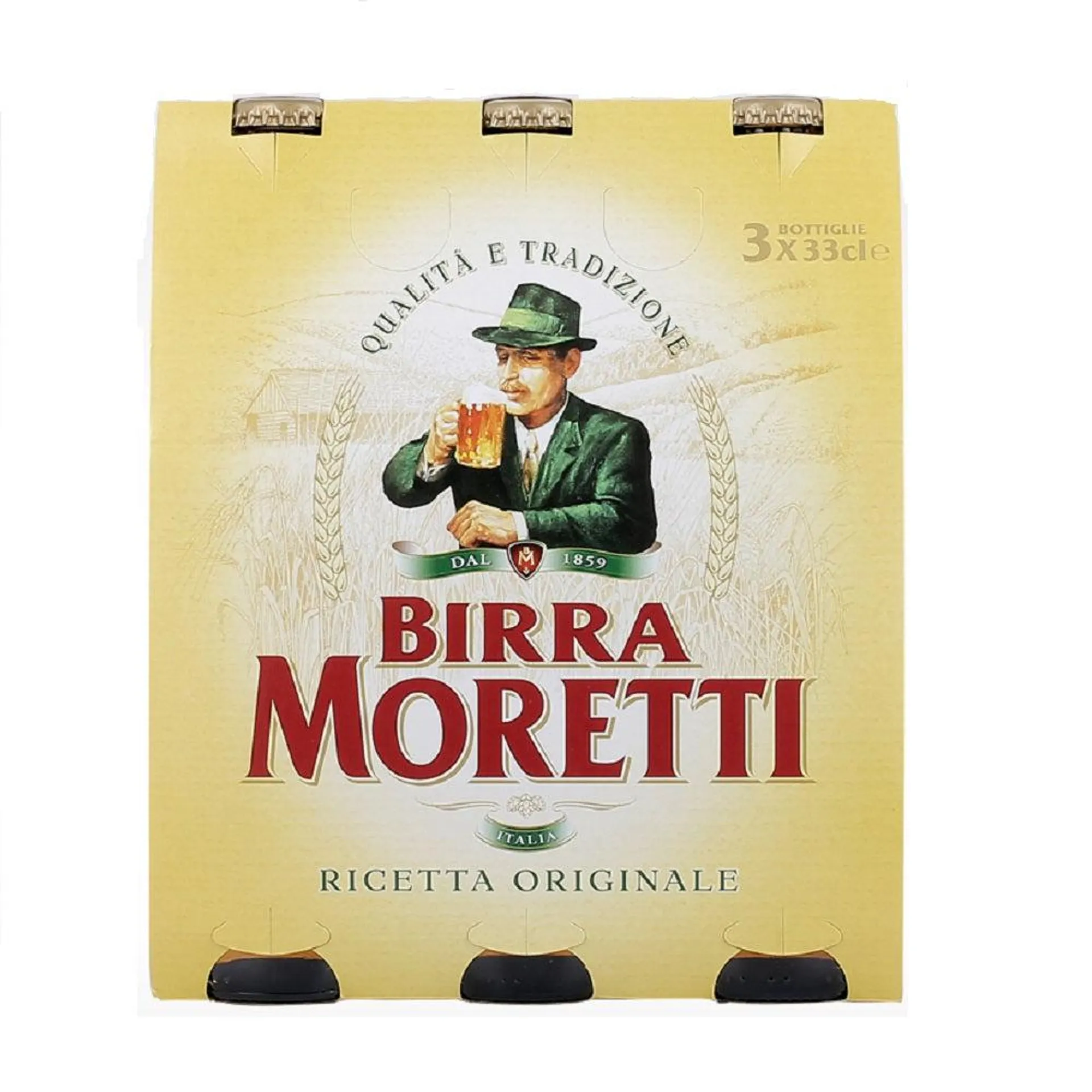 Birra Moretti 3 Pezzi 33cl