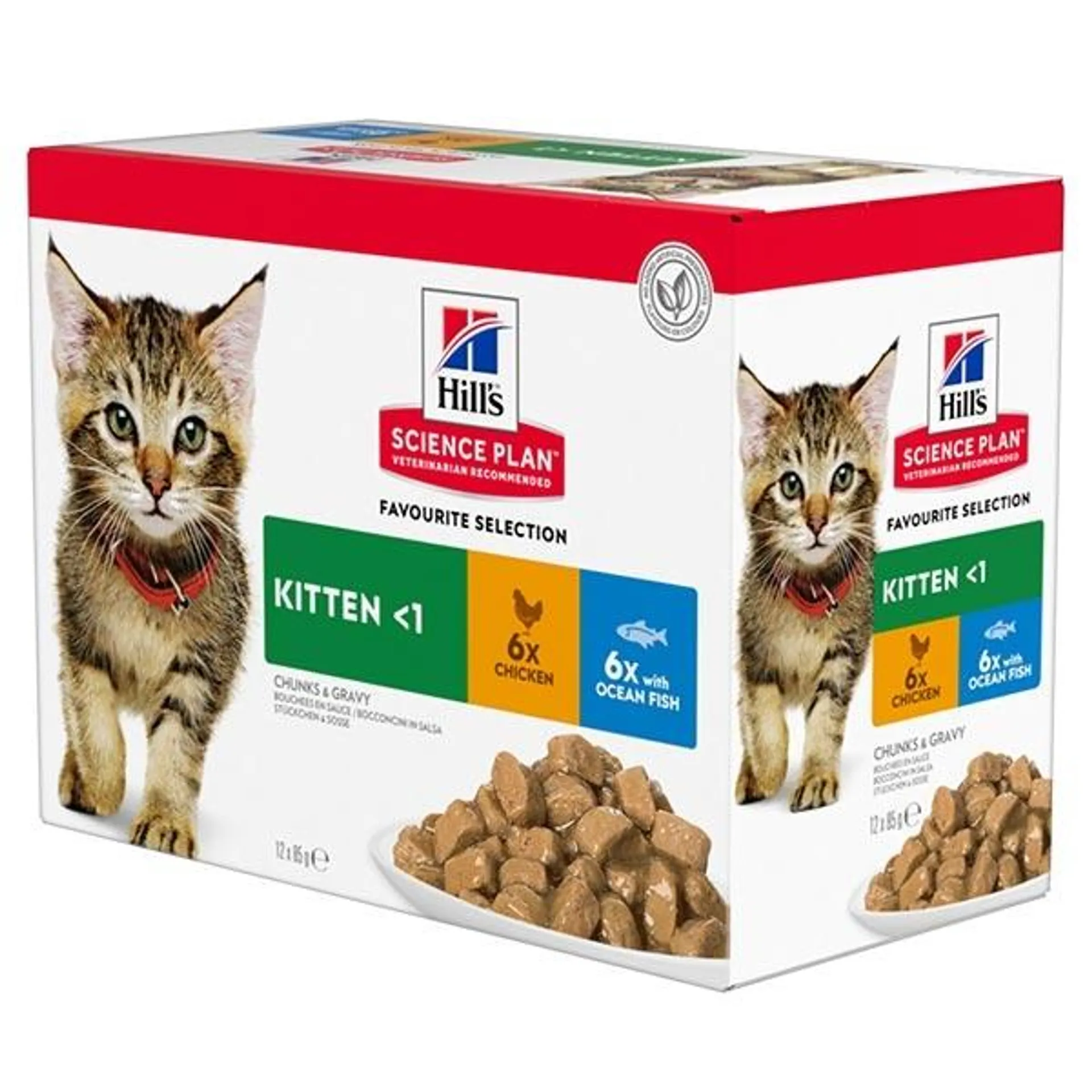 Hill's Pet Nutrition - Science Plan Kitten Multigusto con Pollo e Pesce Oceanico