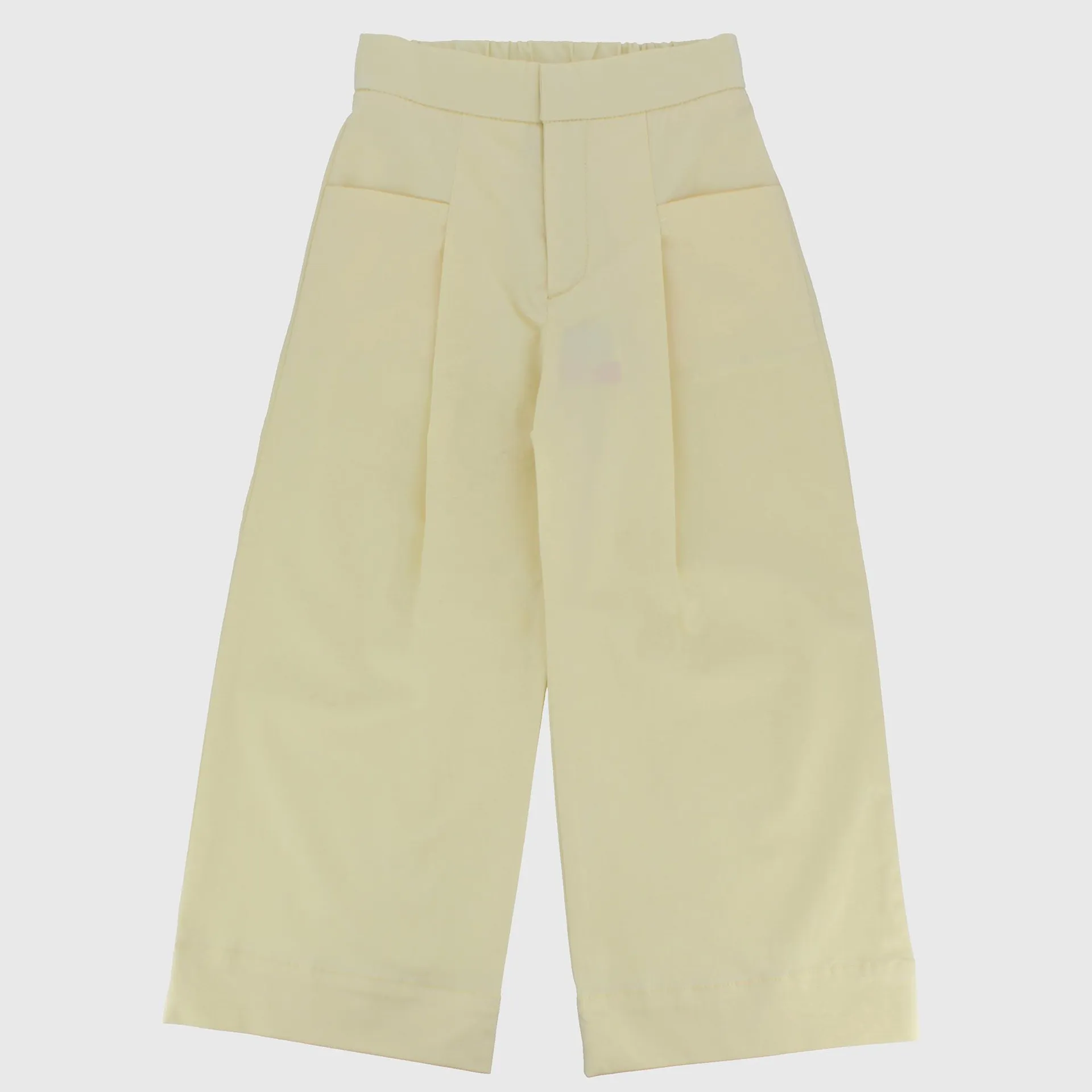 Pantalone in gabardina da Bambina, GIALLO