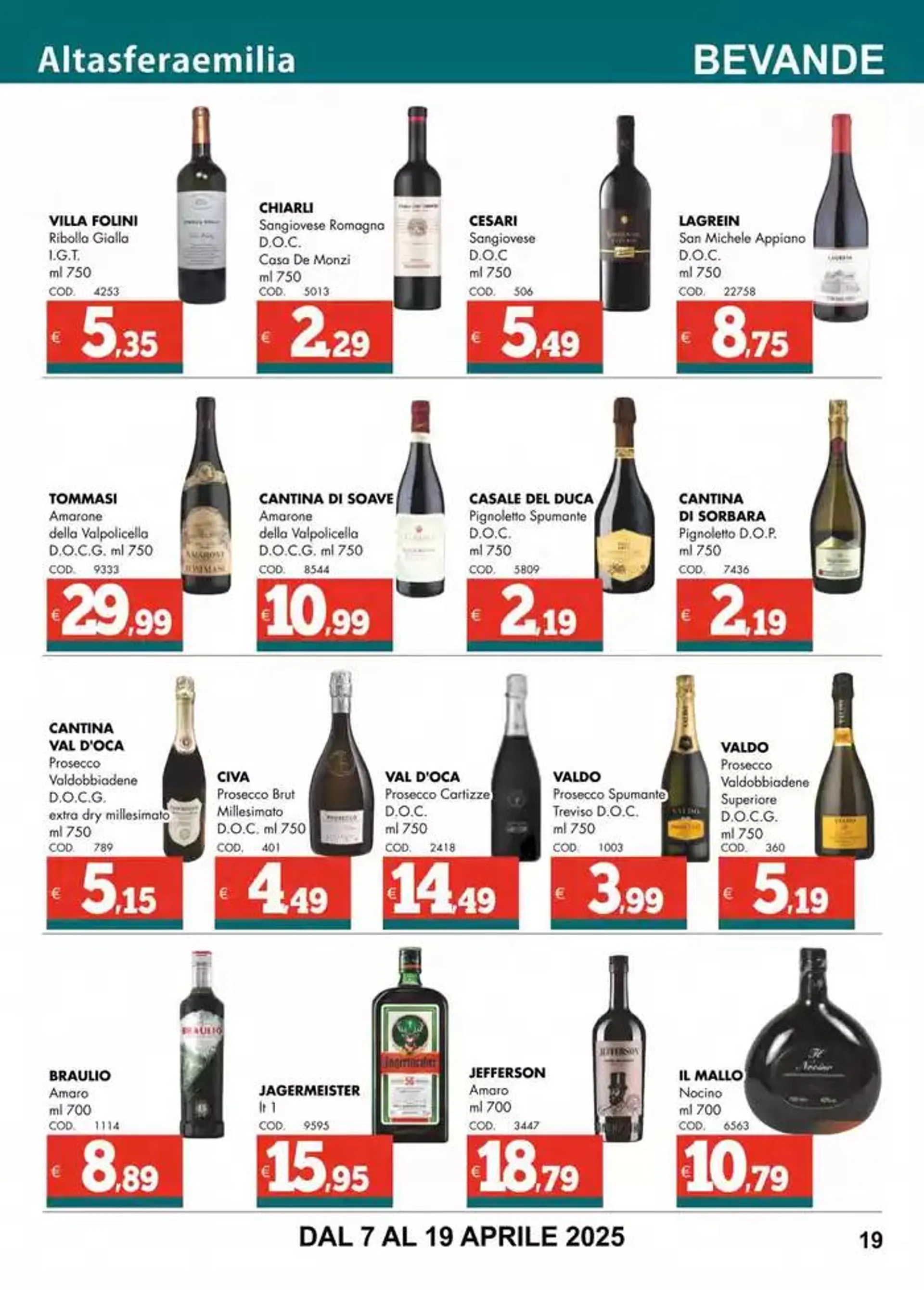 Buona Pasqua! da 7 aprile a 19 aprile di 2025 - Pagina del volantino 19