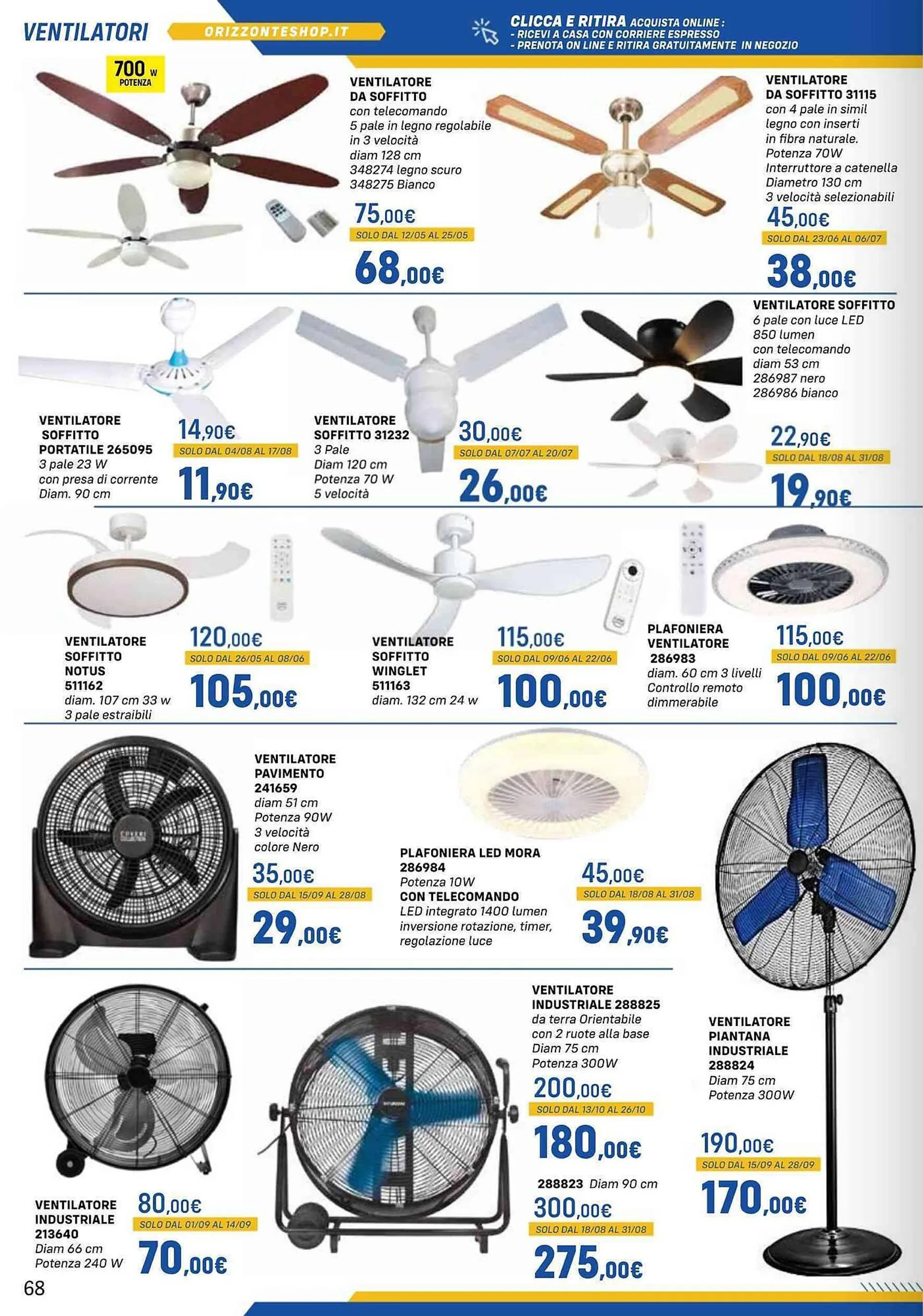 Volantino Orizzonte da 20 maggio a 31 ottobre di 2025 - Pagina del volantino 68