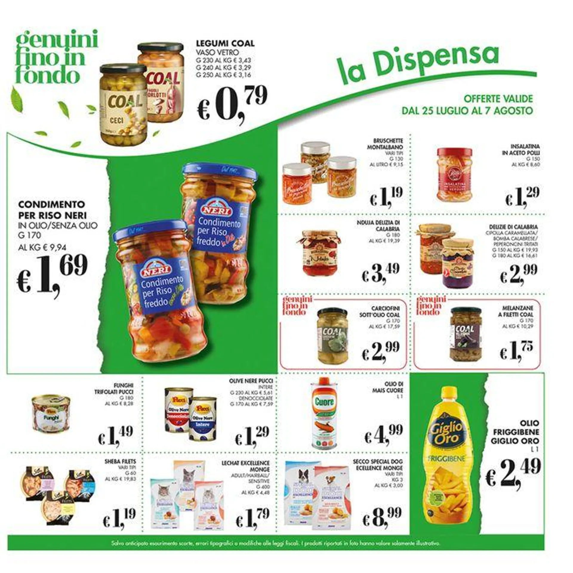 Offerte valide dal 25 luglio al 7 agosto - 19