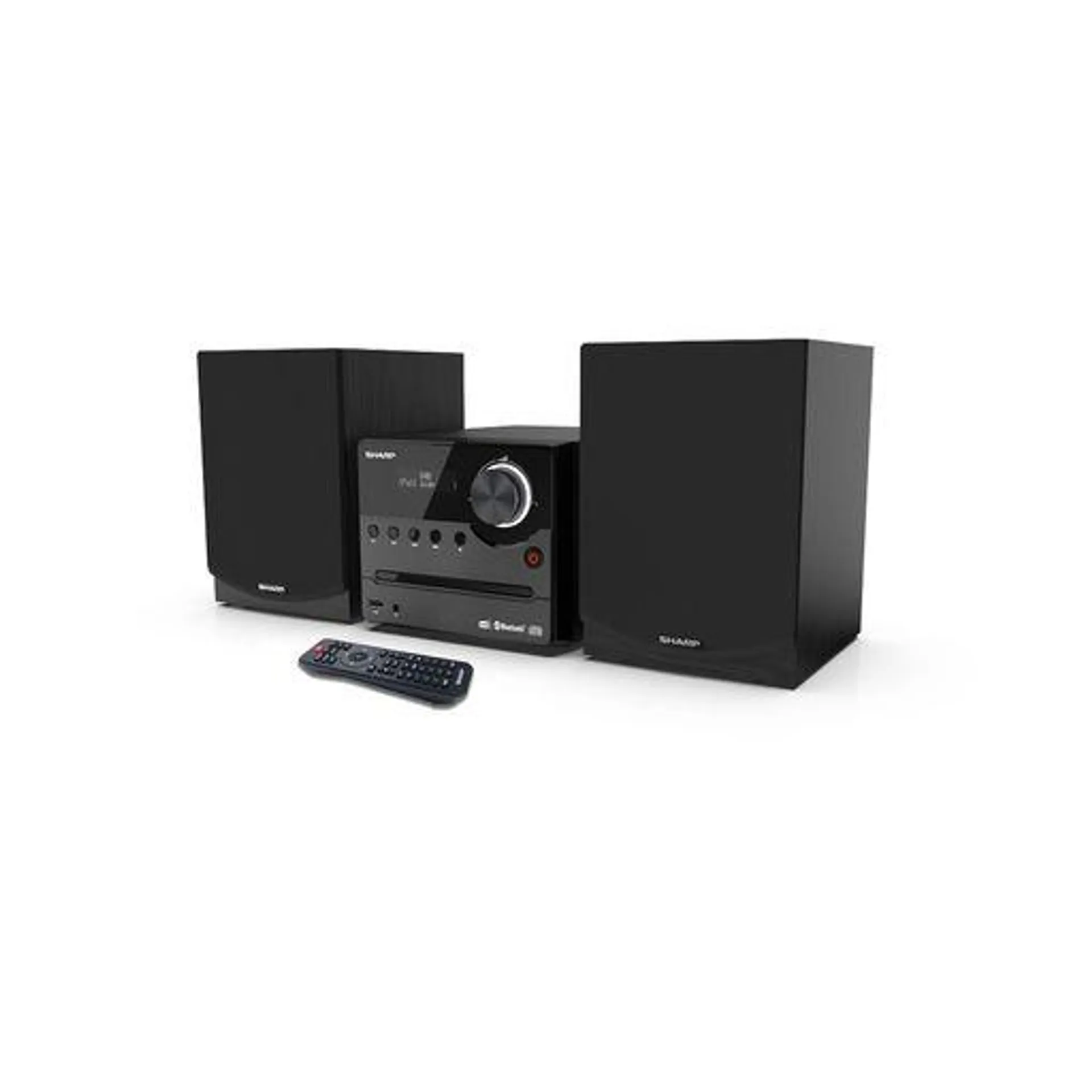 Sharp xl-b517dbk micro hi-fi dab+ cd fm bt 2x7w nero