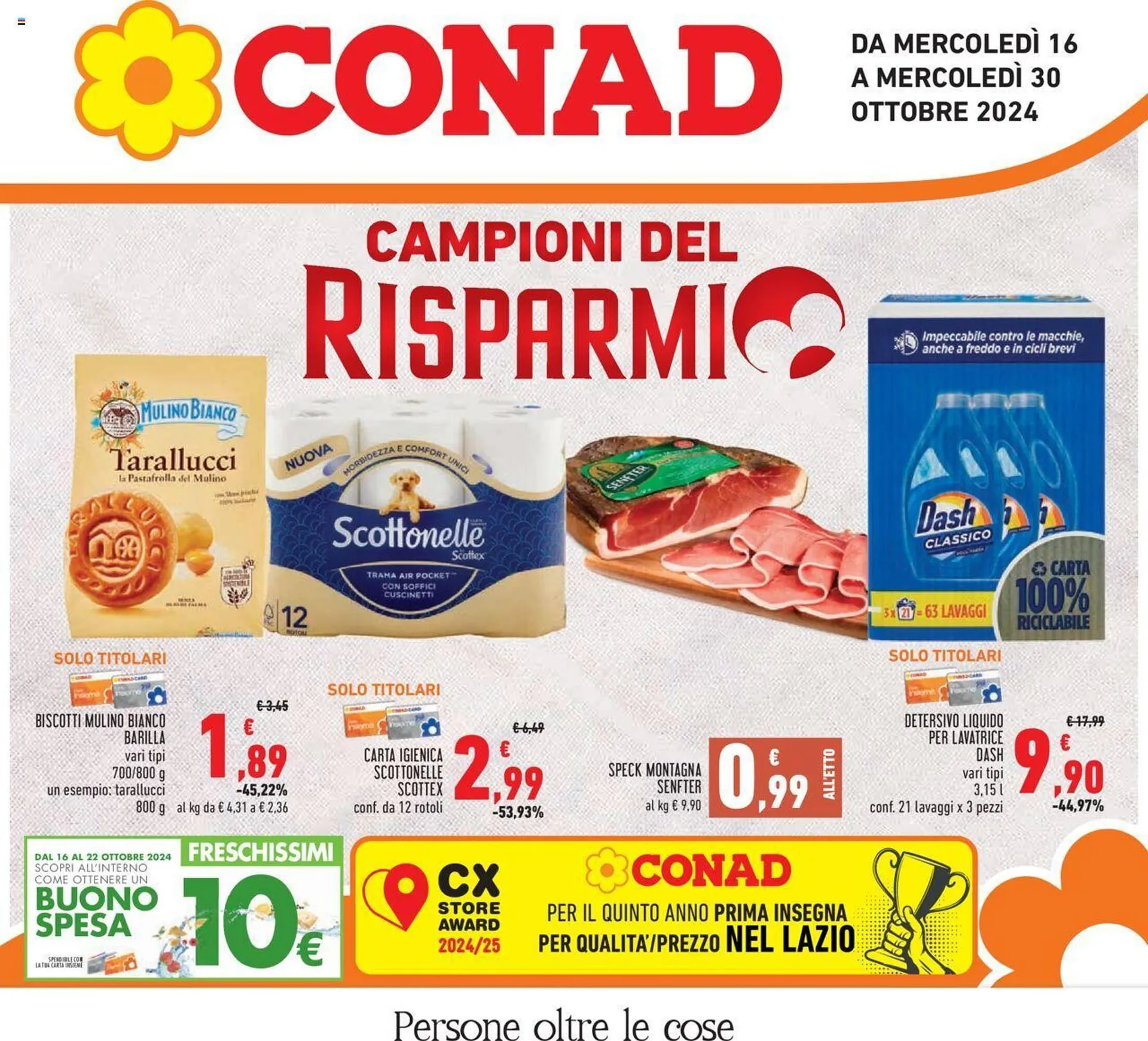 Volantino Conad da 16 ottobre a 30 ottobre di 2024 - Pagina del volantino 1