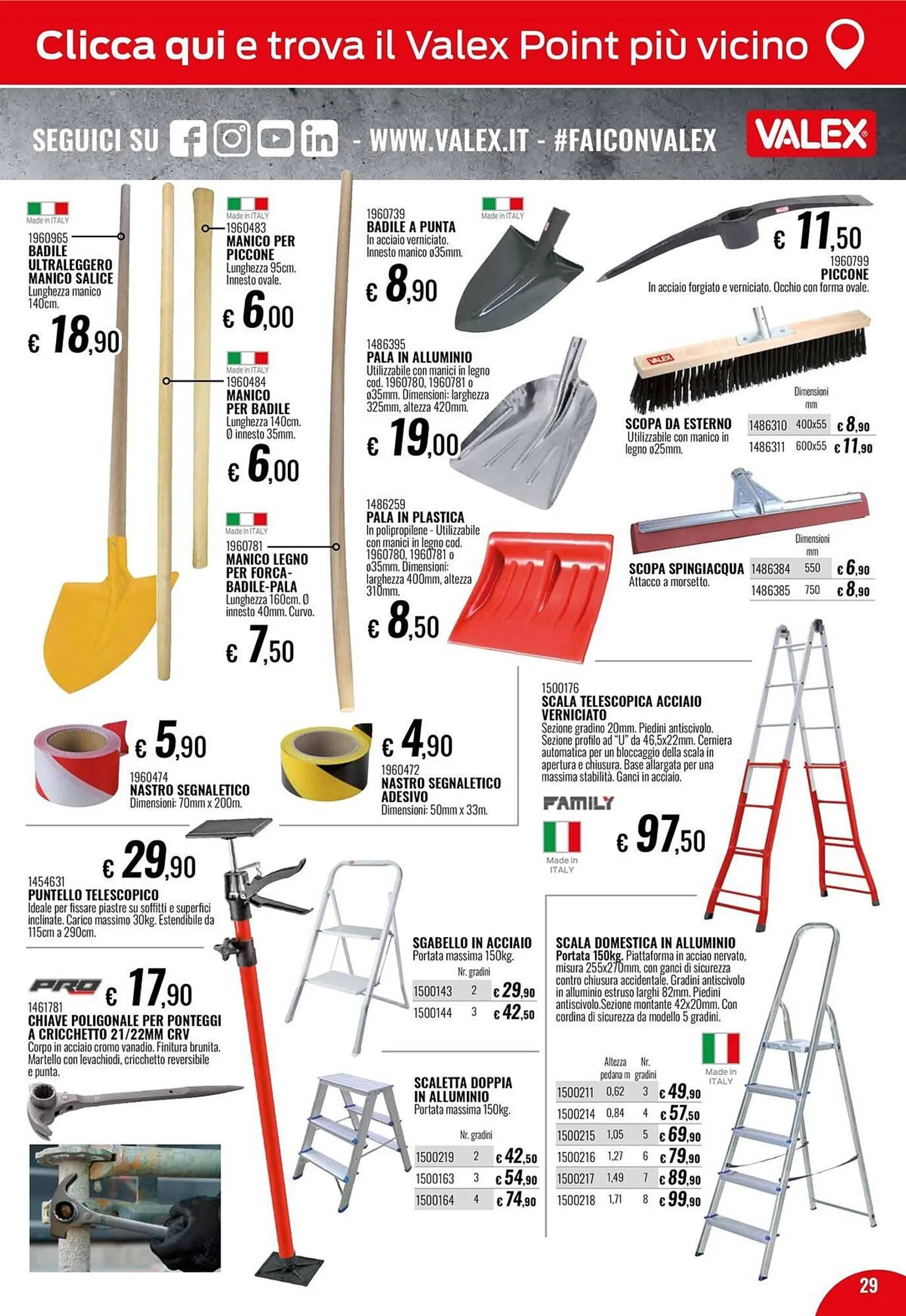 Volantino Valex da 24 settembre a 28 febbraio di 2025 - Pagina del volantino 29