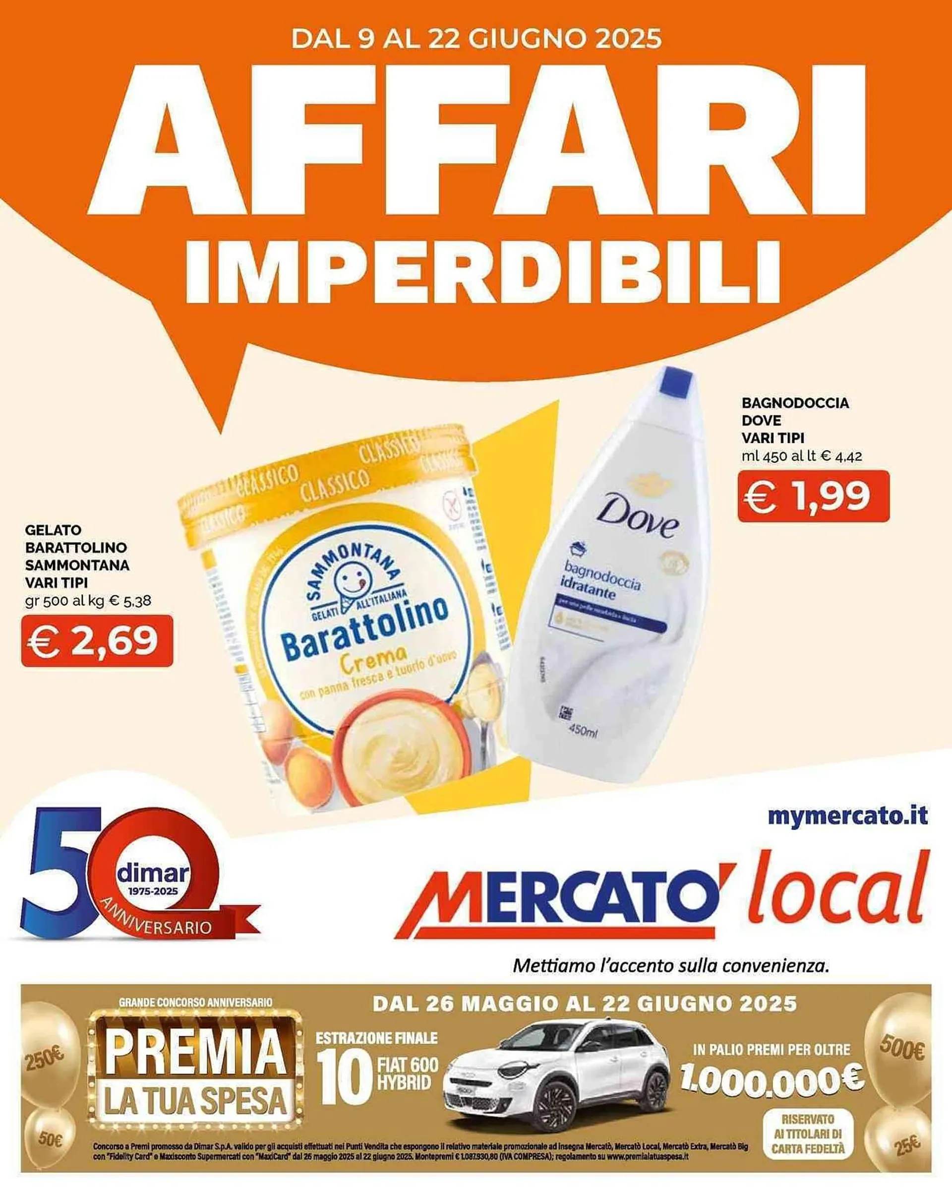 Volantino Mercatò Local da 9 giugno a 22 giugno di 2025 - Pagina del volantino 1