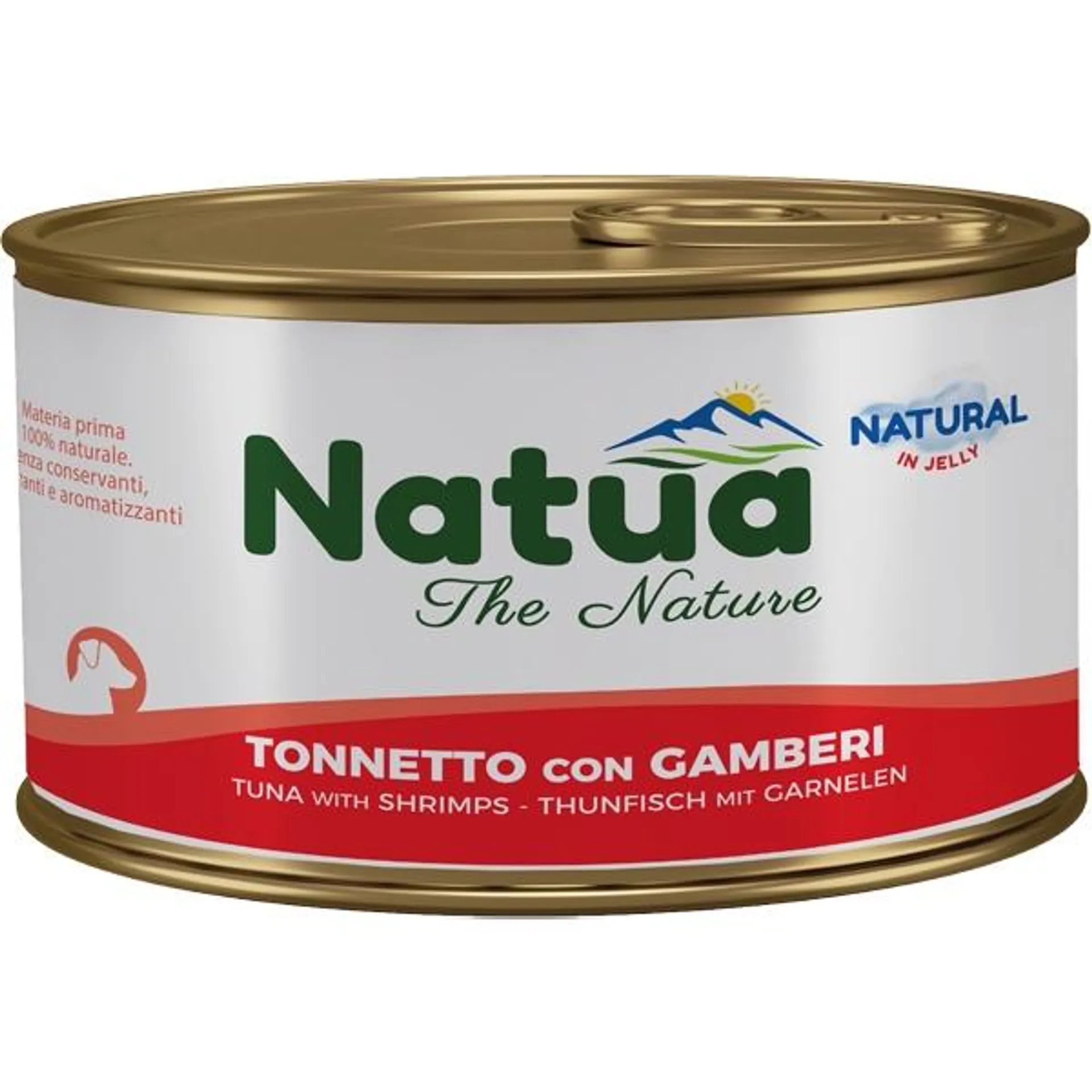 natua - Natural Adult Dog Jelly Tonnetto con Gamberi