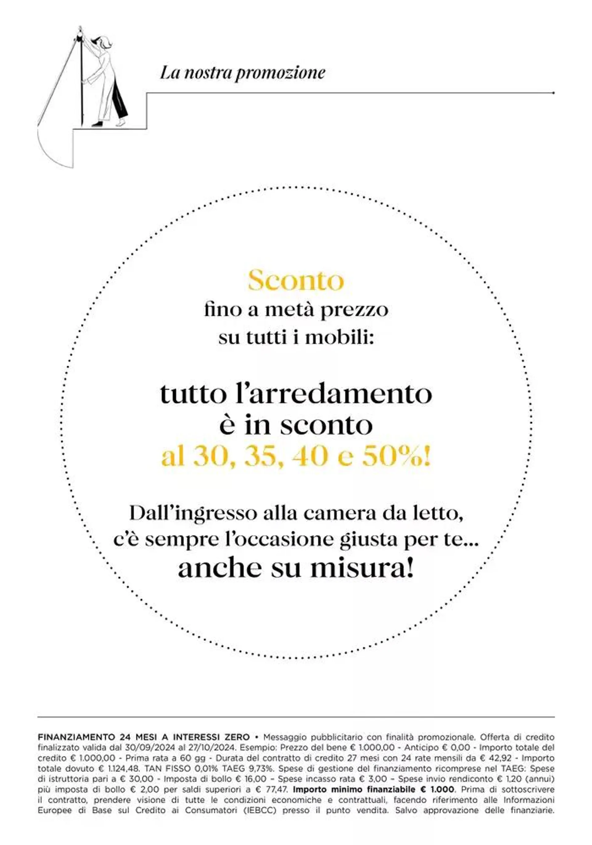 Sconti fino al -50% su tutti i mobili da 30 settembre a 27 ottobre di 2024 - Pagina del volantino 2