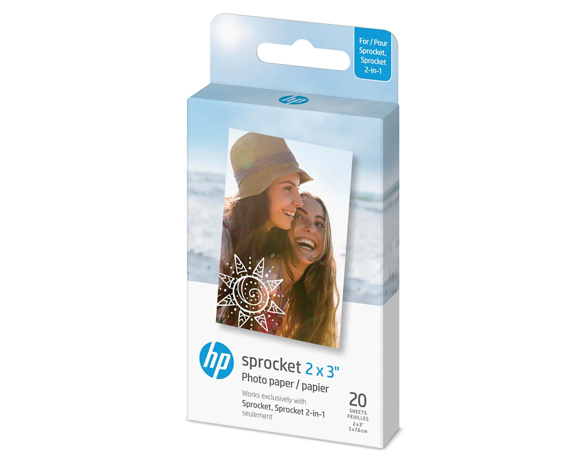 Hp Italia Spa - Sprocket 2X3 Paper 20 Pack