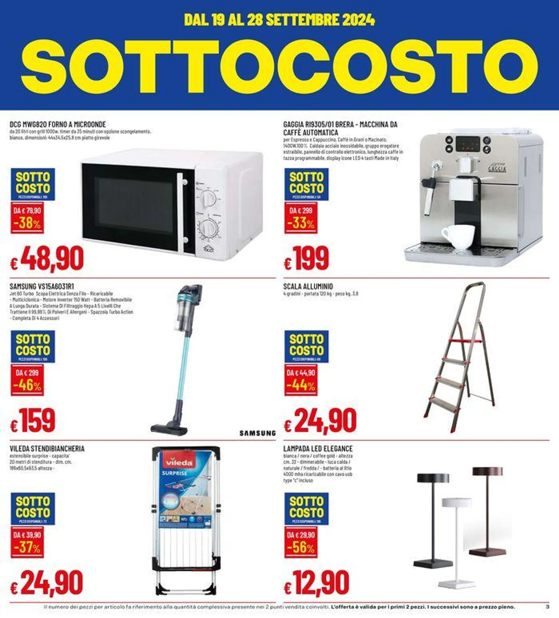 Sottocosto da 19 settembre a 2 ottobre di 2024 - Pagina del volantino 3