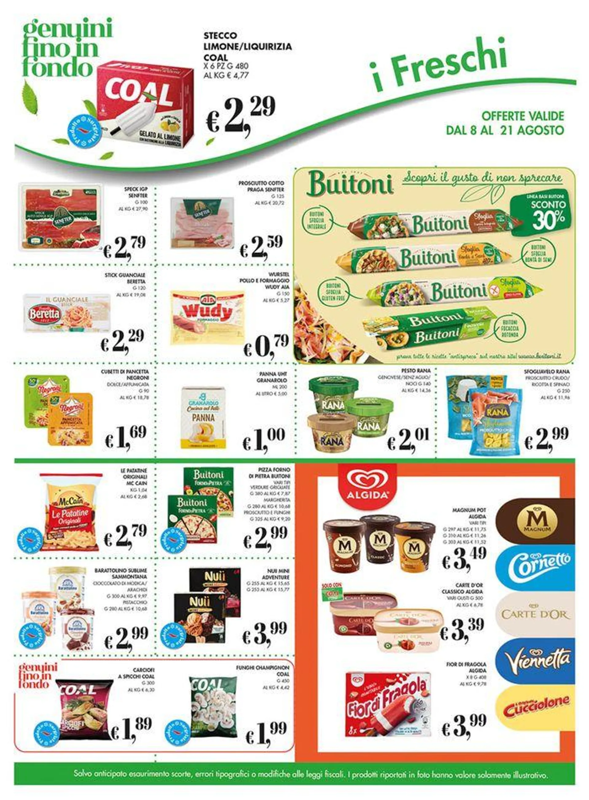 Offerte valide dall 8 al 21 agosto. - 7