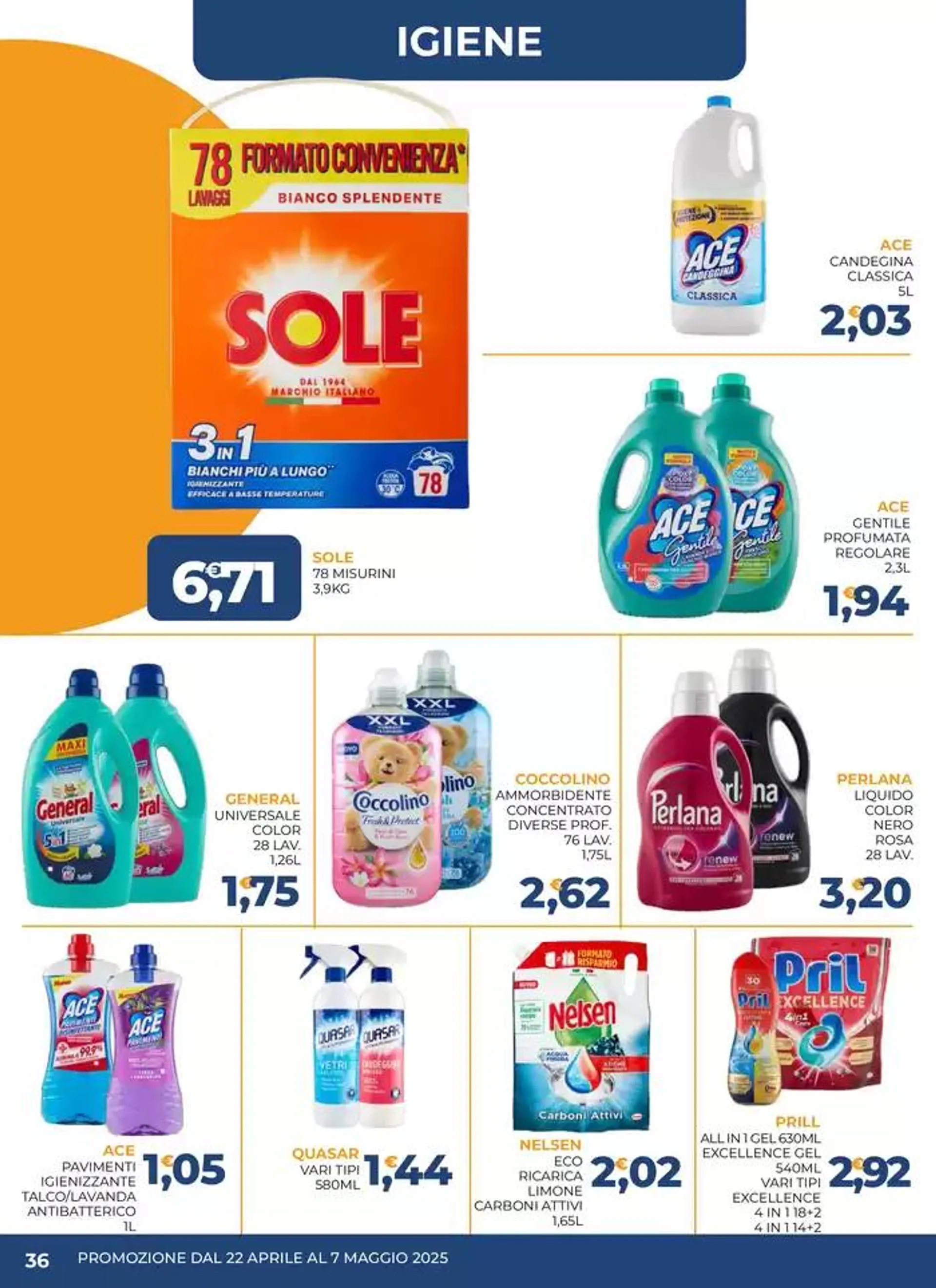 Promozione dal 22 aprile al 7 maggio  da 22 aprile a 7 maggio di 2025 - Pagina del volantino 36