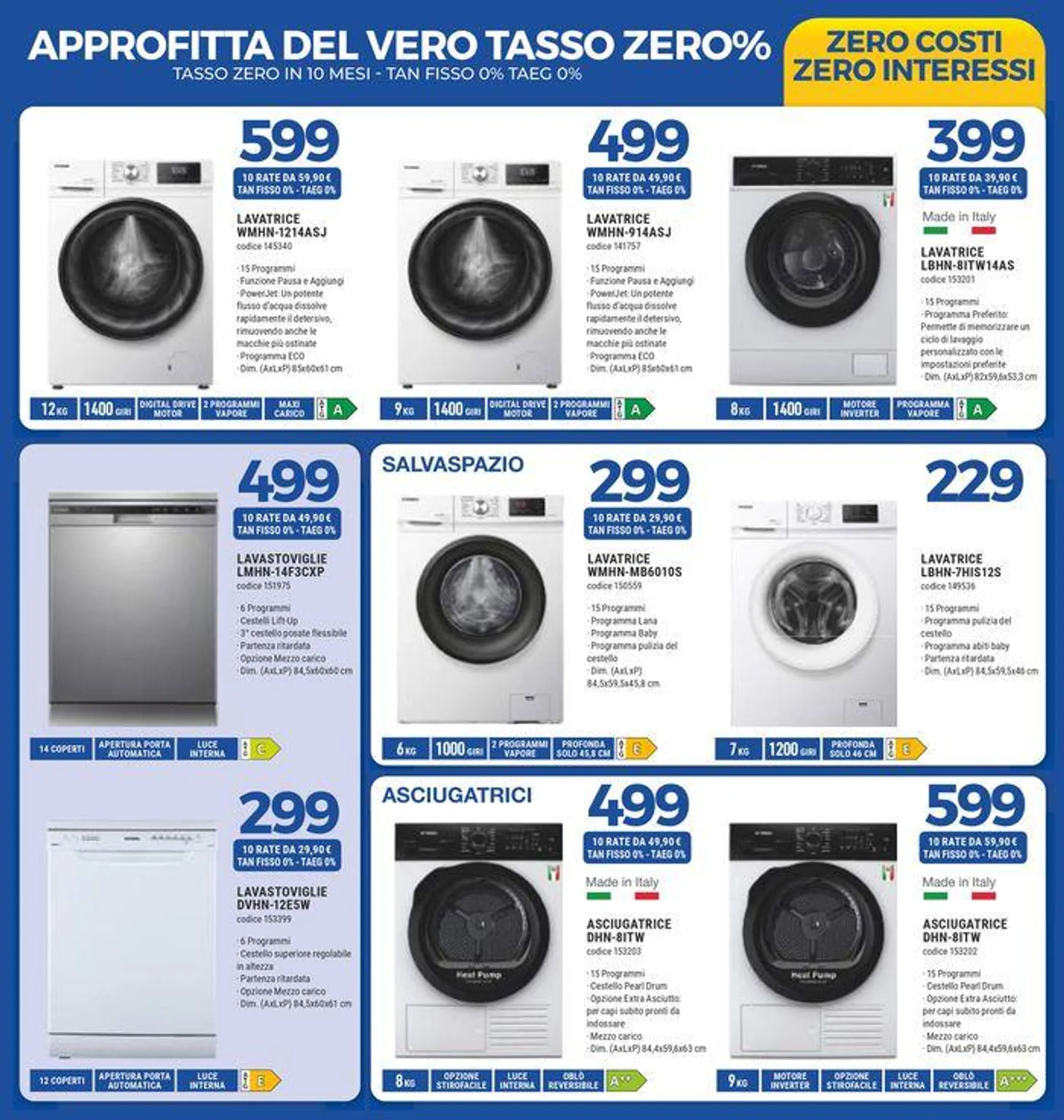 Approfitta del vero tasso zero % - 9