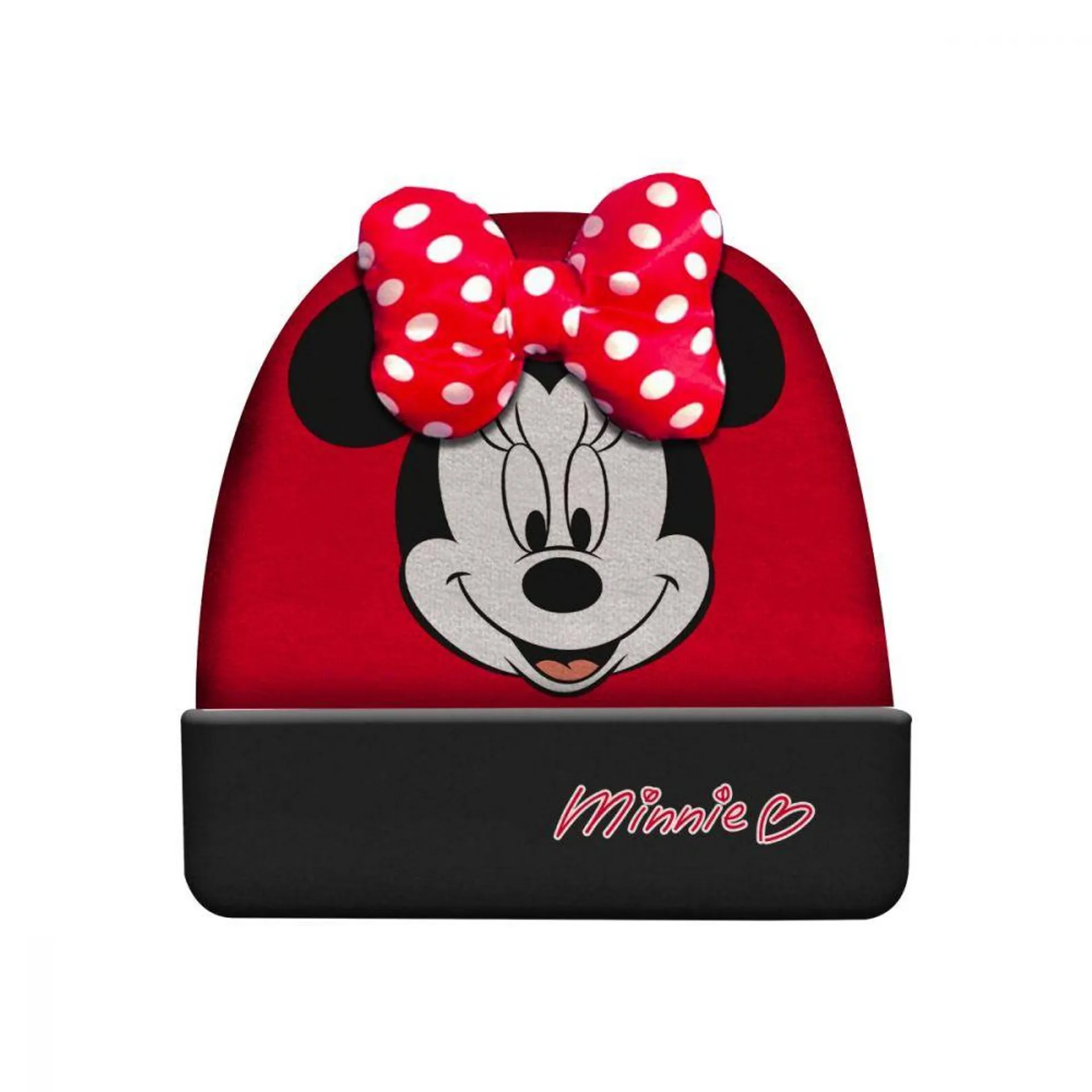 RISPARMIO CASA Cappello Risvolto Minnie Rosso