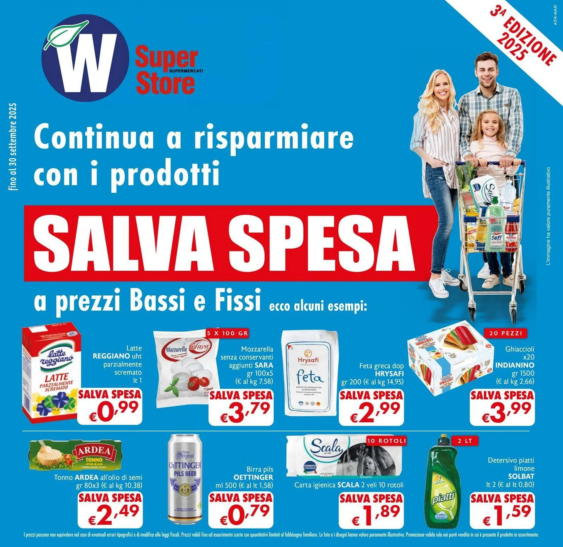 Volantino SuperW da 31 luglio a 30 settembre di 2025 - Pagina del volantino 1