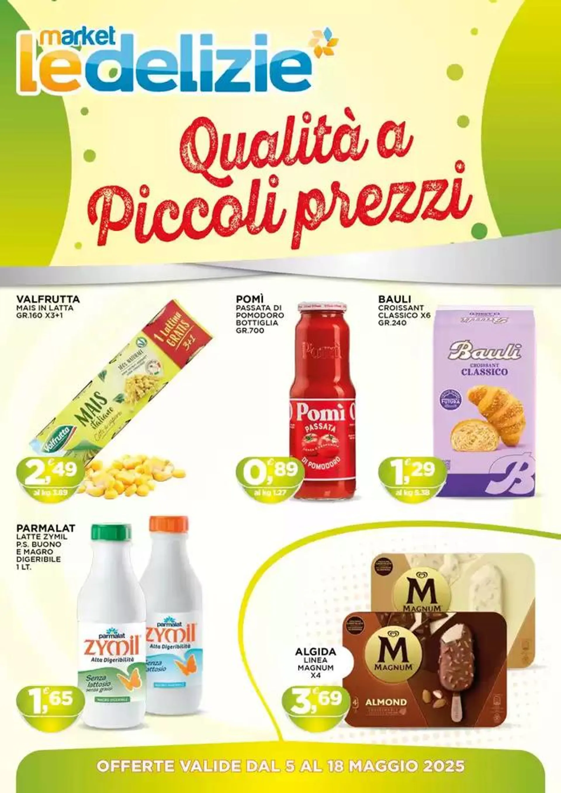 Qualita a piccoli prezzi  da 5 maggio a 18 maggio di 2025 - Pagina del volantino 1