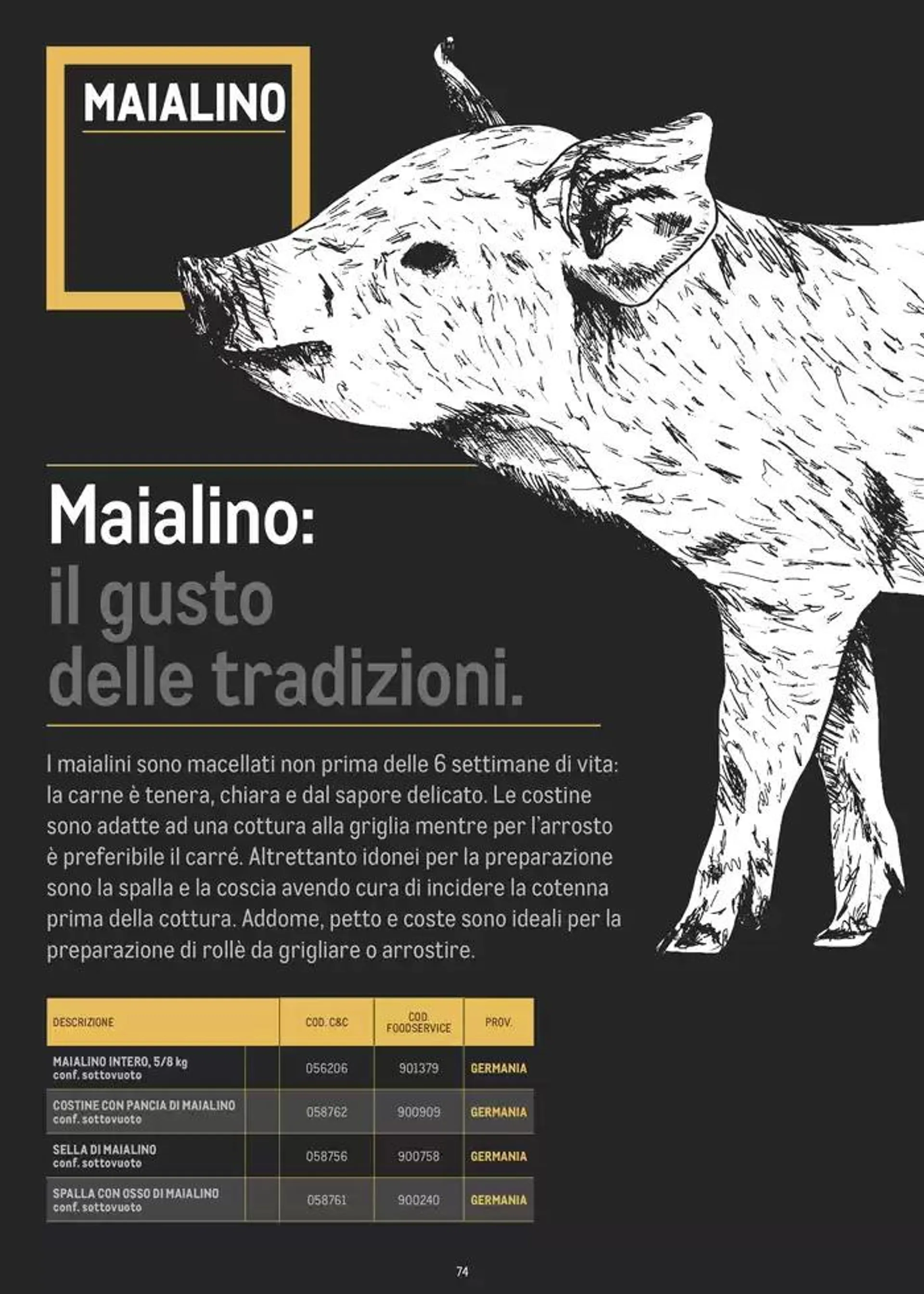 CATALOGO CARNE 2024 da 2 gennaio a 31 agosto di 2025 - Pagina del volantino 74