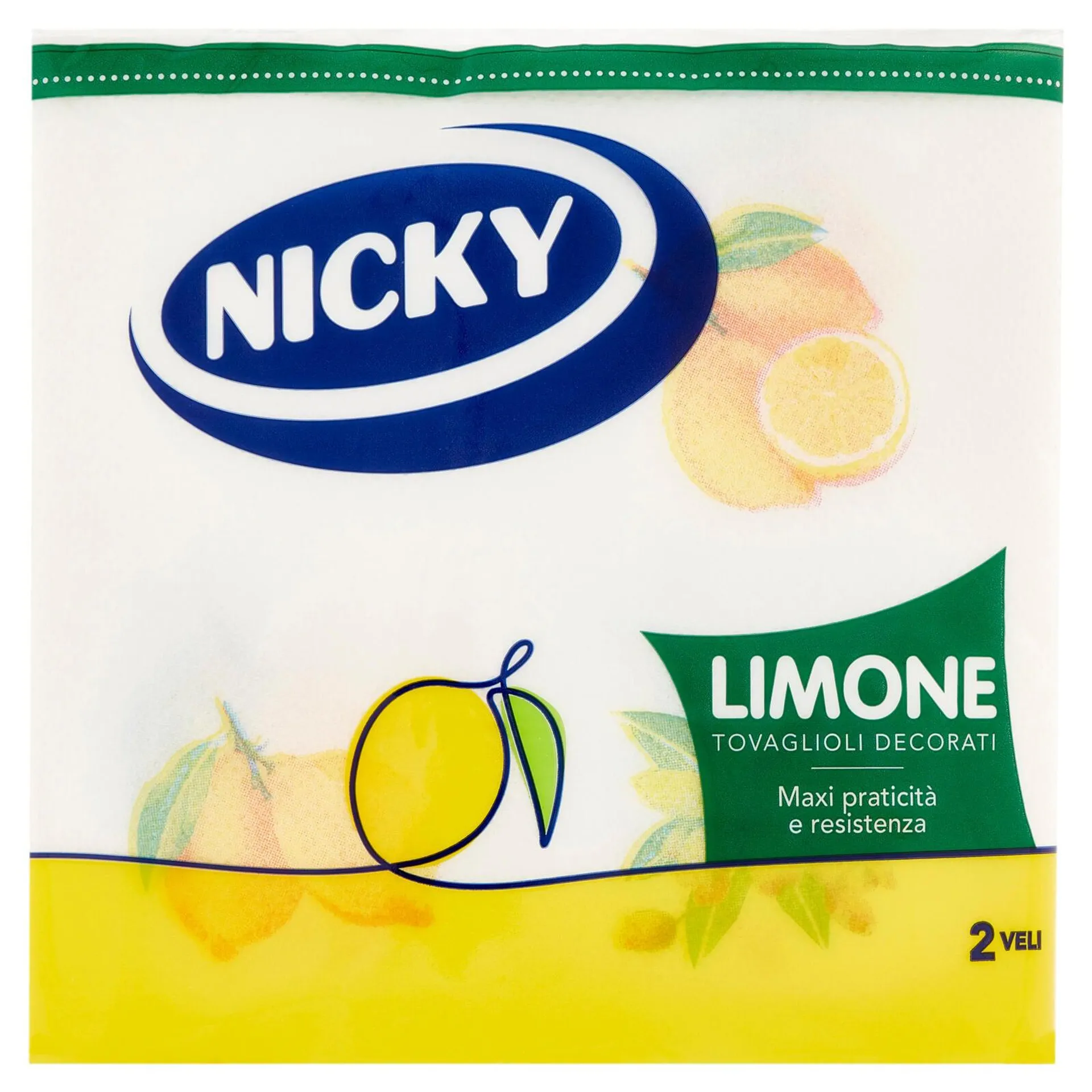 Nicky Limone Tovaglioli Decorati 35 pz