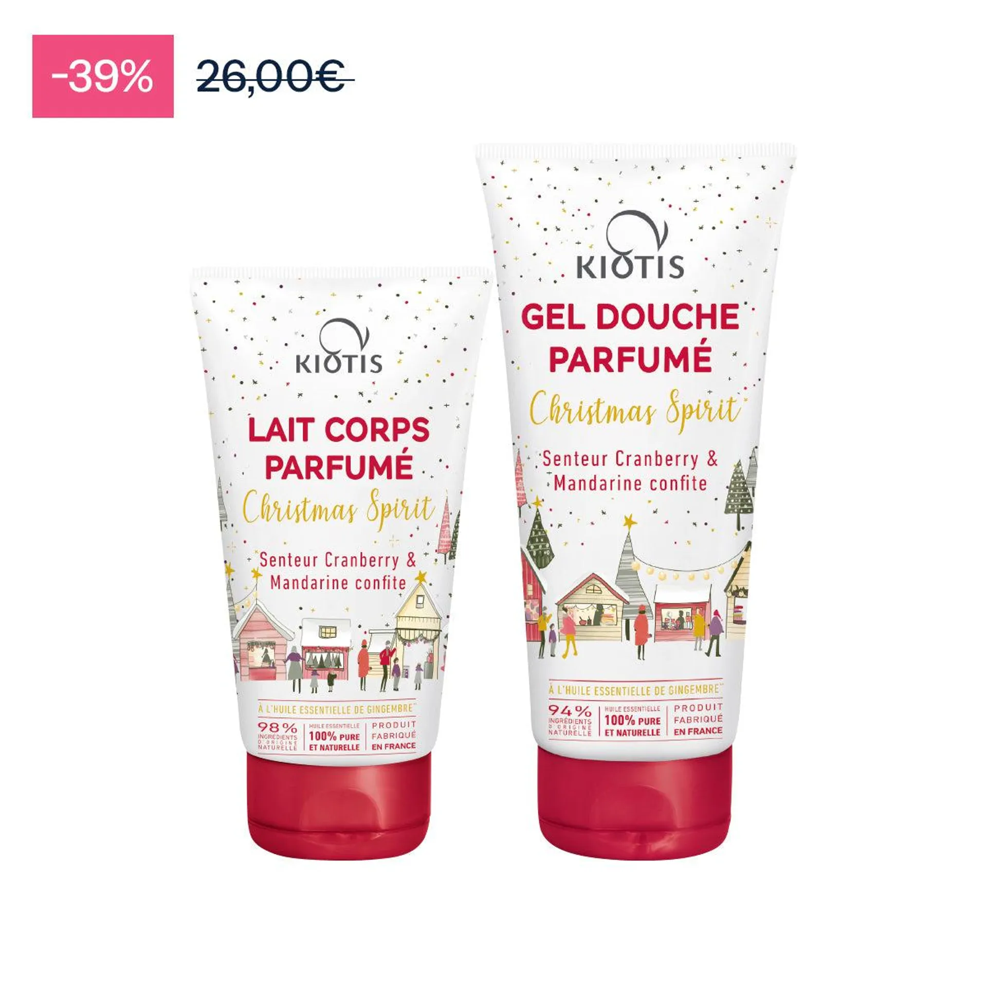 Set Latte Corpo e Gel doccia all'Olio essenziale di Zenzero