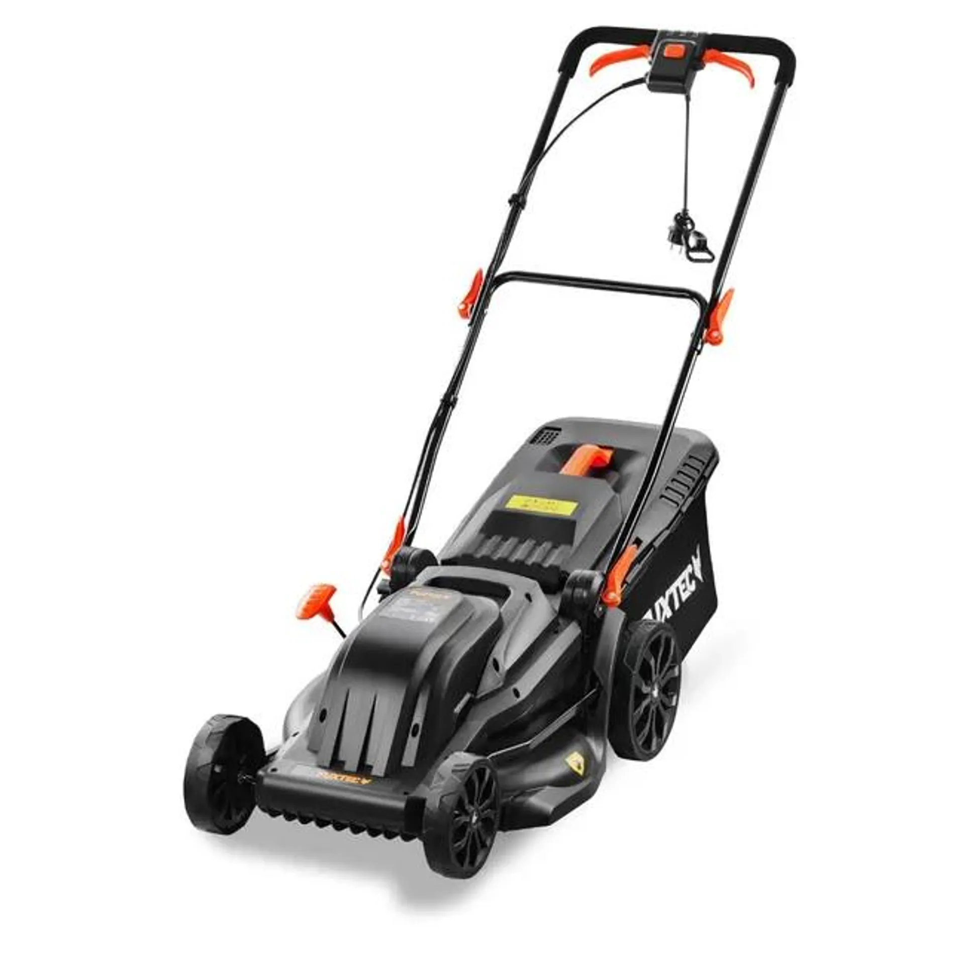 Fuxtec tagliaerba elettrico FX-RME43, 1200W, larghezza 44cm, altezza regolabile 25-75mm, cesto 45L