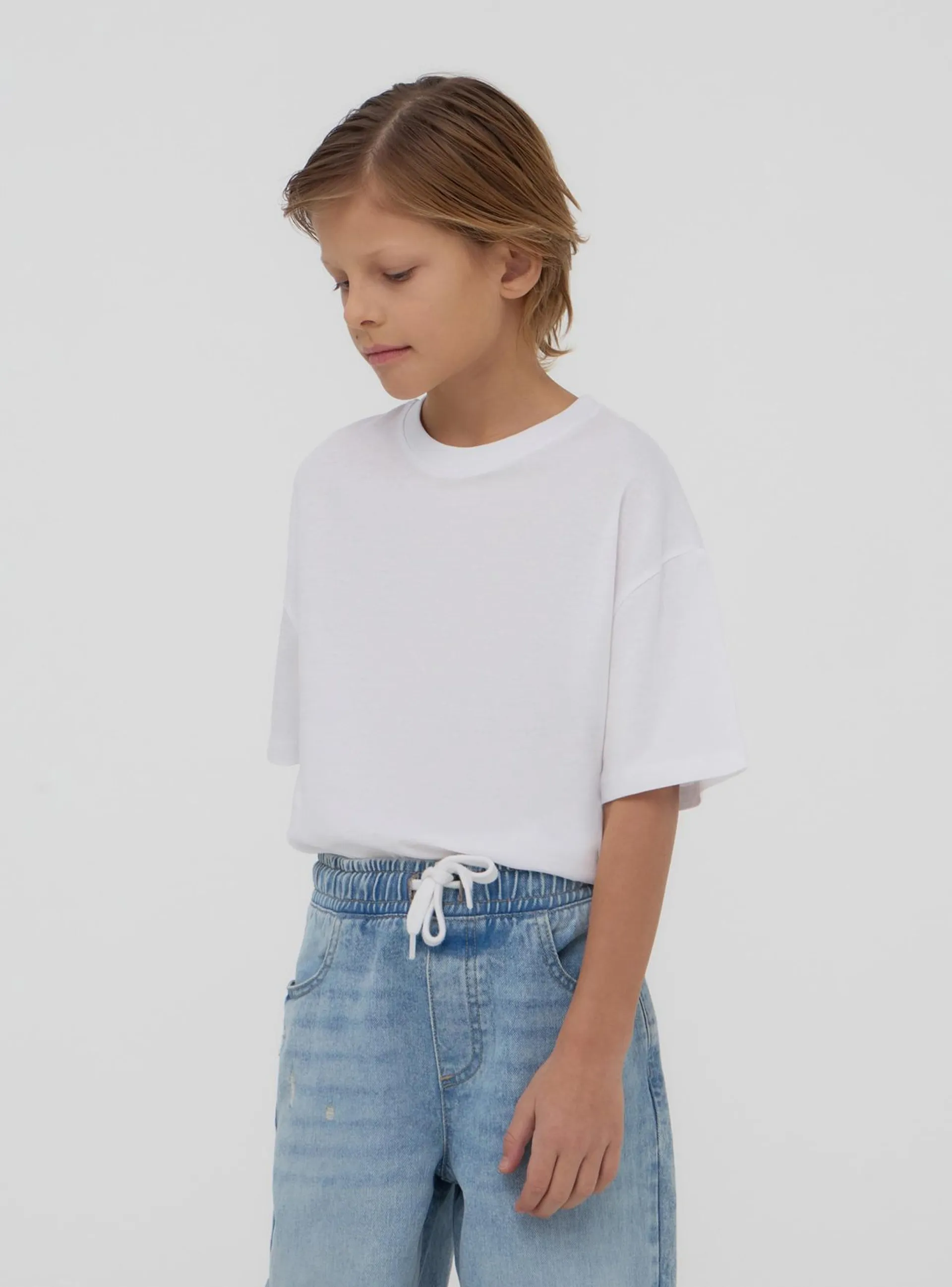 Pack 5 t-shirt tinta unita 5x Bianco