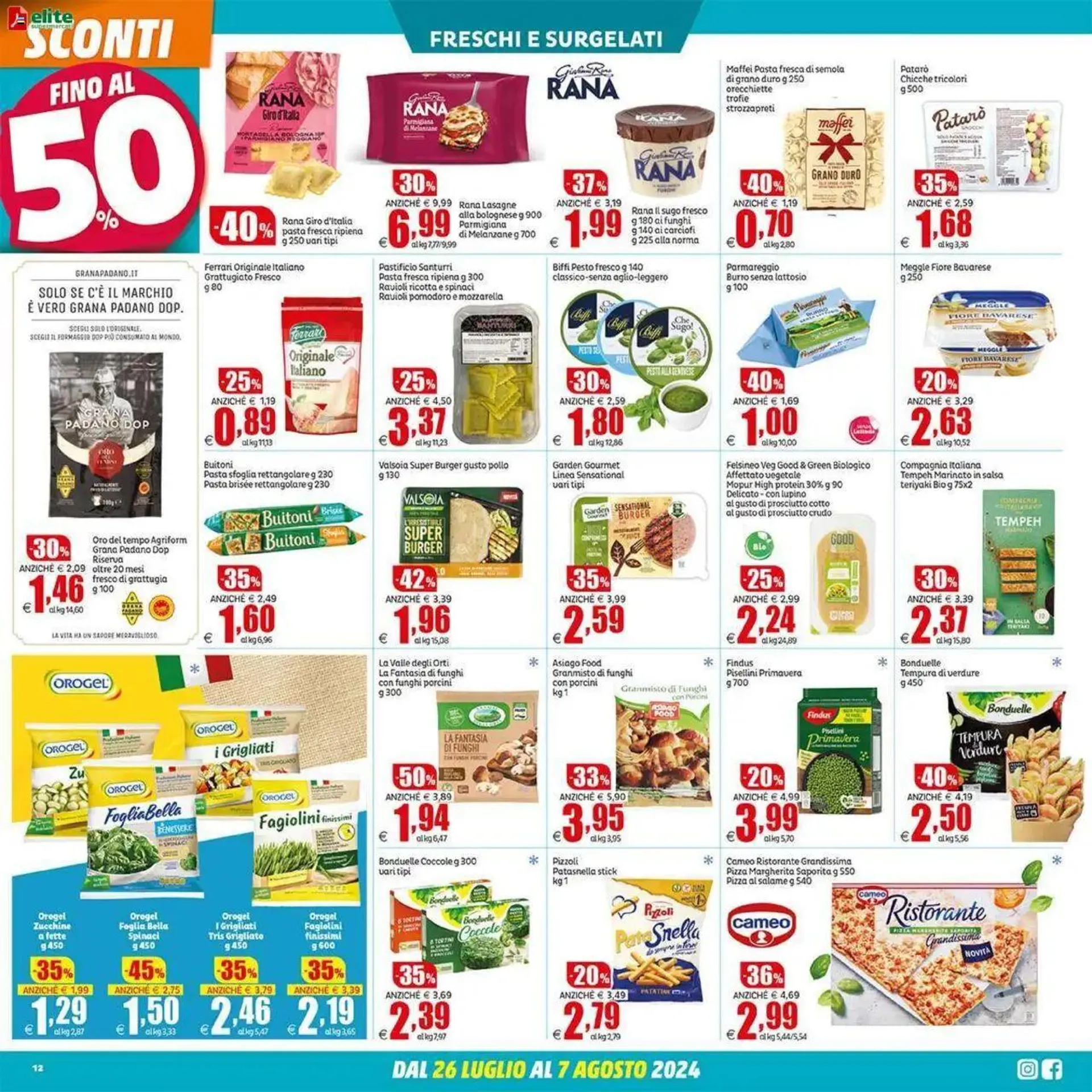 Volantino Elite Supermercati da 26 luglio a 7 agosto di 2024 - Pagina del volantino 12