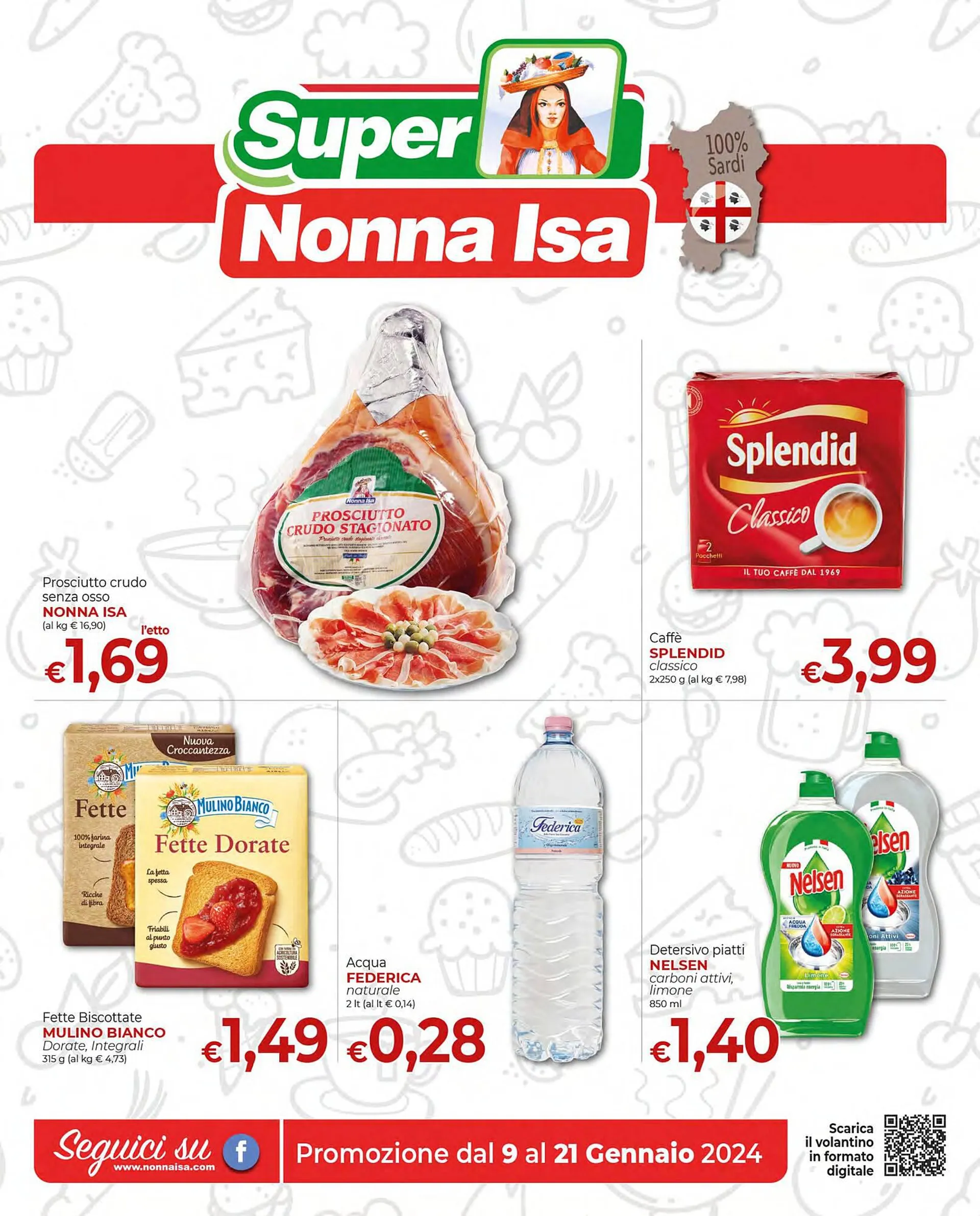 Volantino Supermercati Nonna Isa da 9 gennaio a 21 gennaio di 2024 - Pagina del volantino 