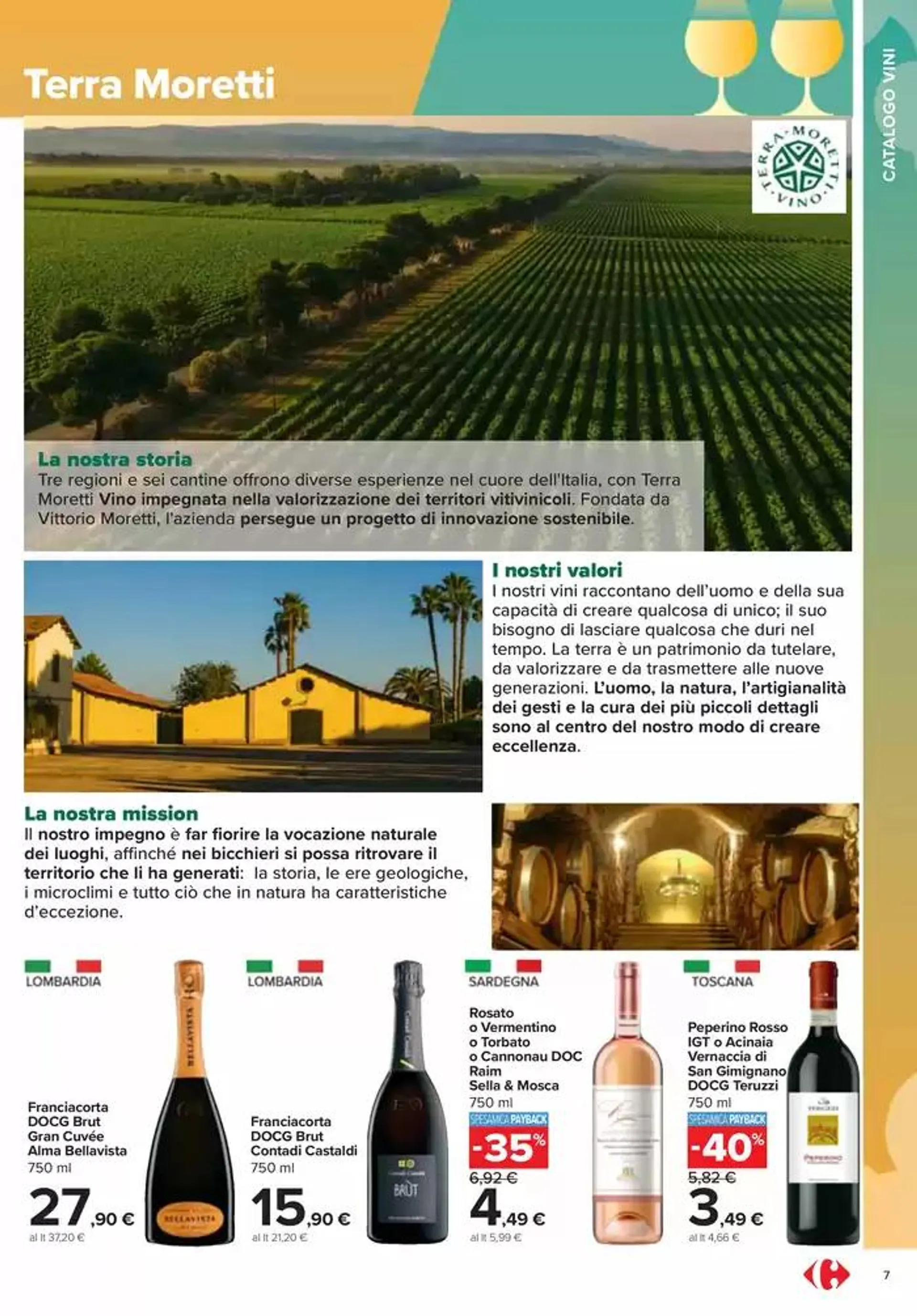 Catalogo vini  da 7 ottobre a 10 novembre di 2024 - Pagina del volantino 7