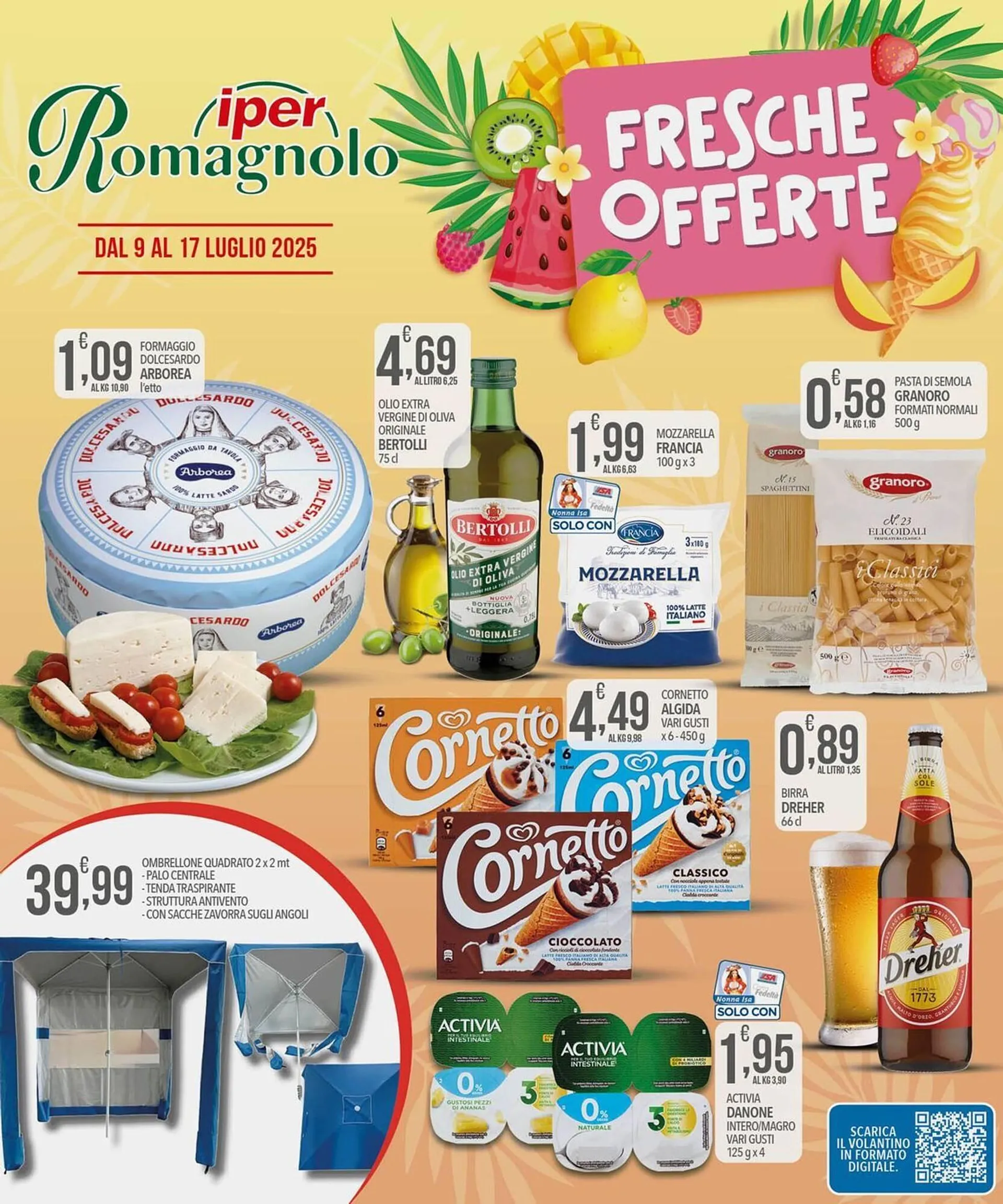 Volantino Iper Romagnolo da 9 luglio a 17 luglio di 2025 - Pagina del volantino 1