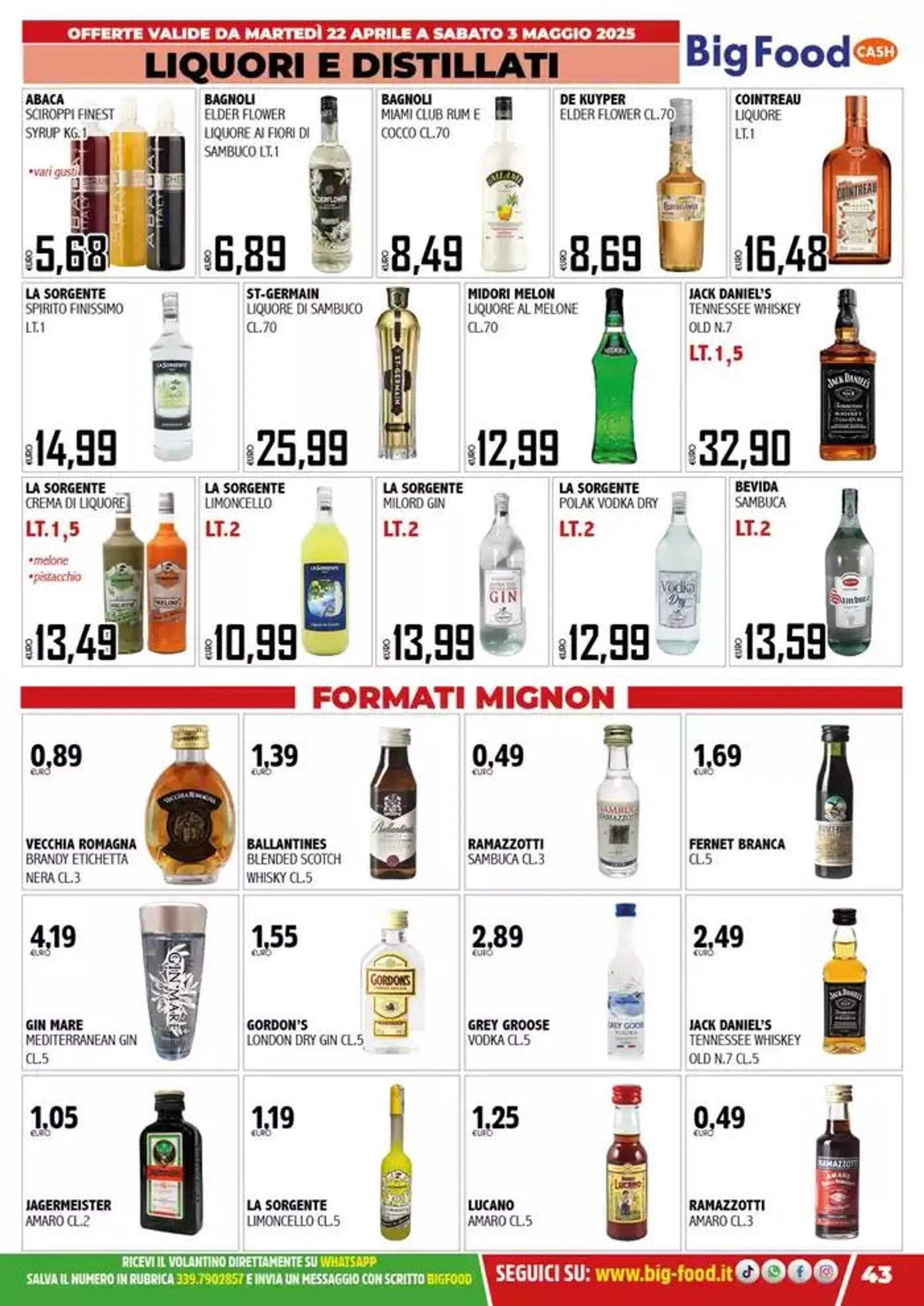 Mega Offerte  da 22 aprile a 3 maggio di 2025 - Pagina del volantino 43