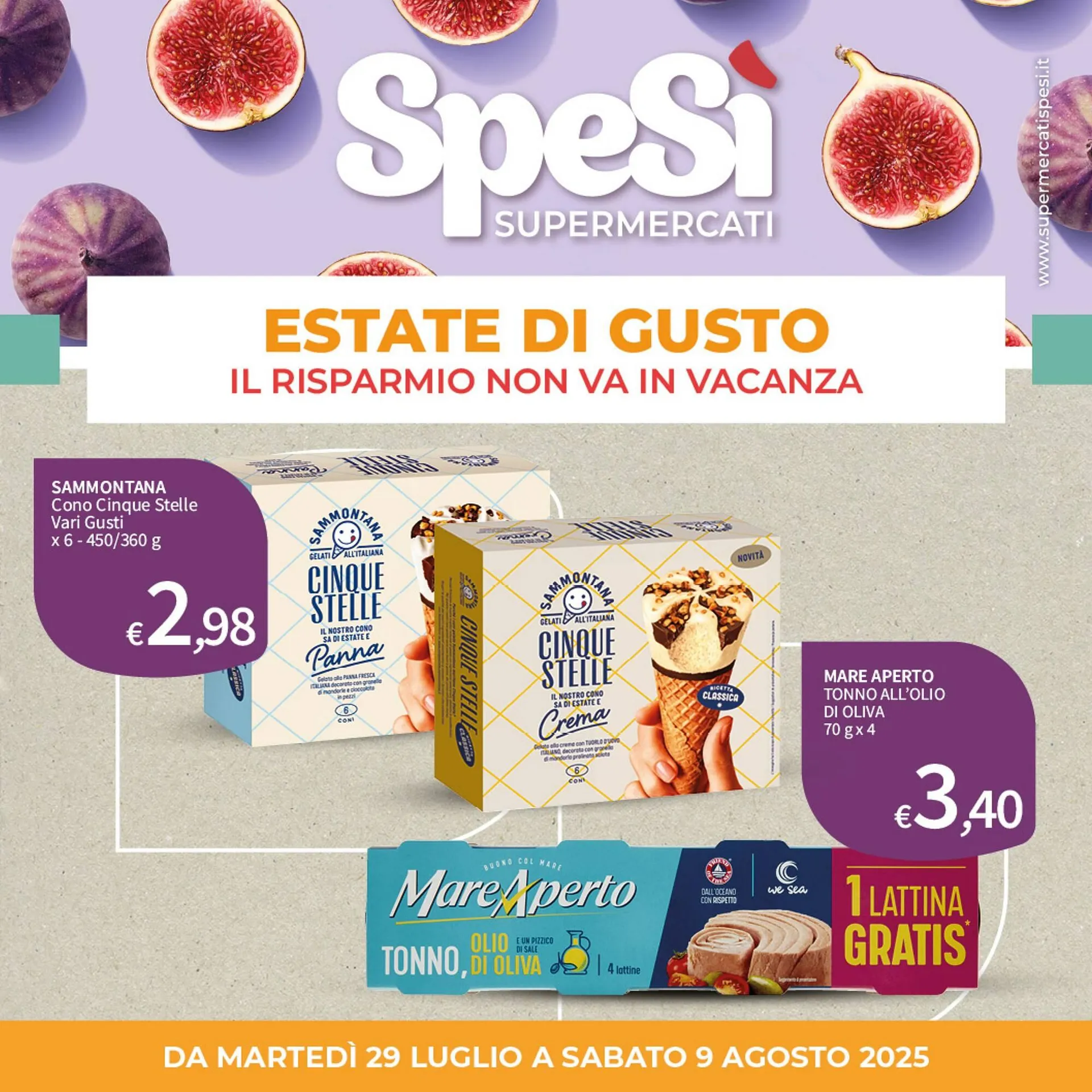Volantino SpeSì da 29 luglio a 9 agosto di 2025 - Pagina del volantino 1