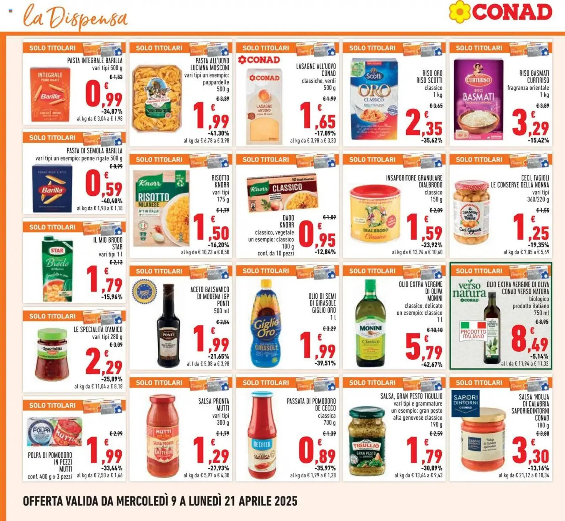 Volantino Conad da 9 aprile a 21 aprile di 2025 - Pagina del volantino 16